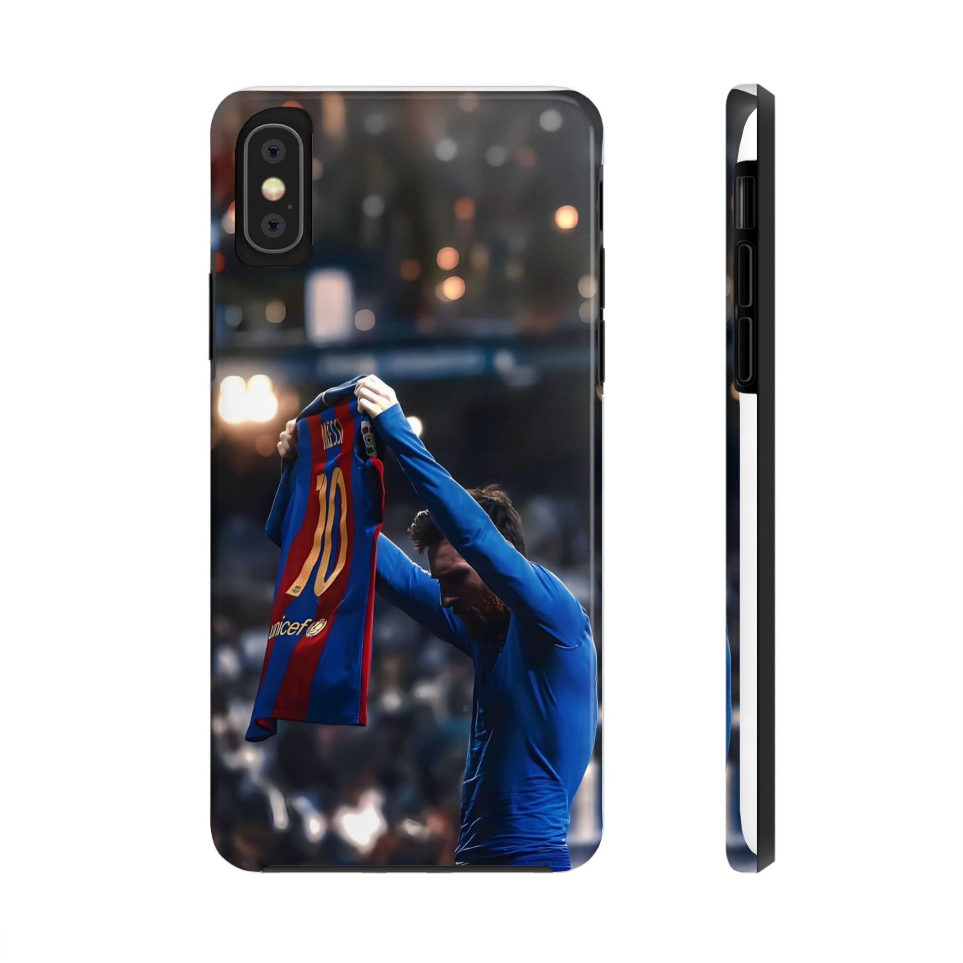 Soccer Champ Messi Tough Phone Cases for Iphones & Samsung Phones Durable