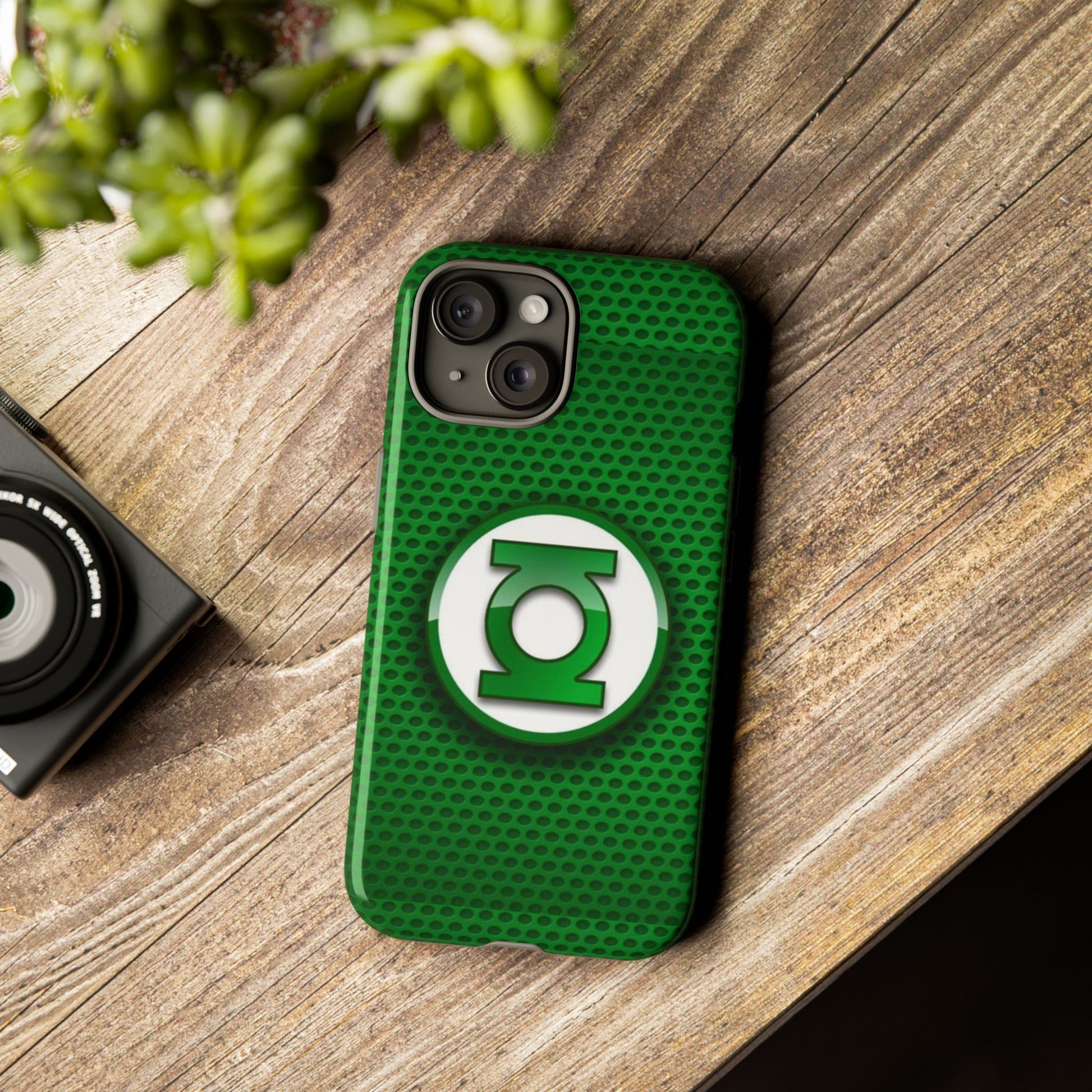 Green Lantern Logo Phone Case, Tough Cases, DC Case for iPhones, Samsung, and Pixel