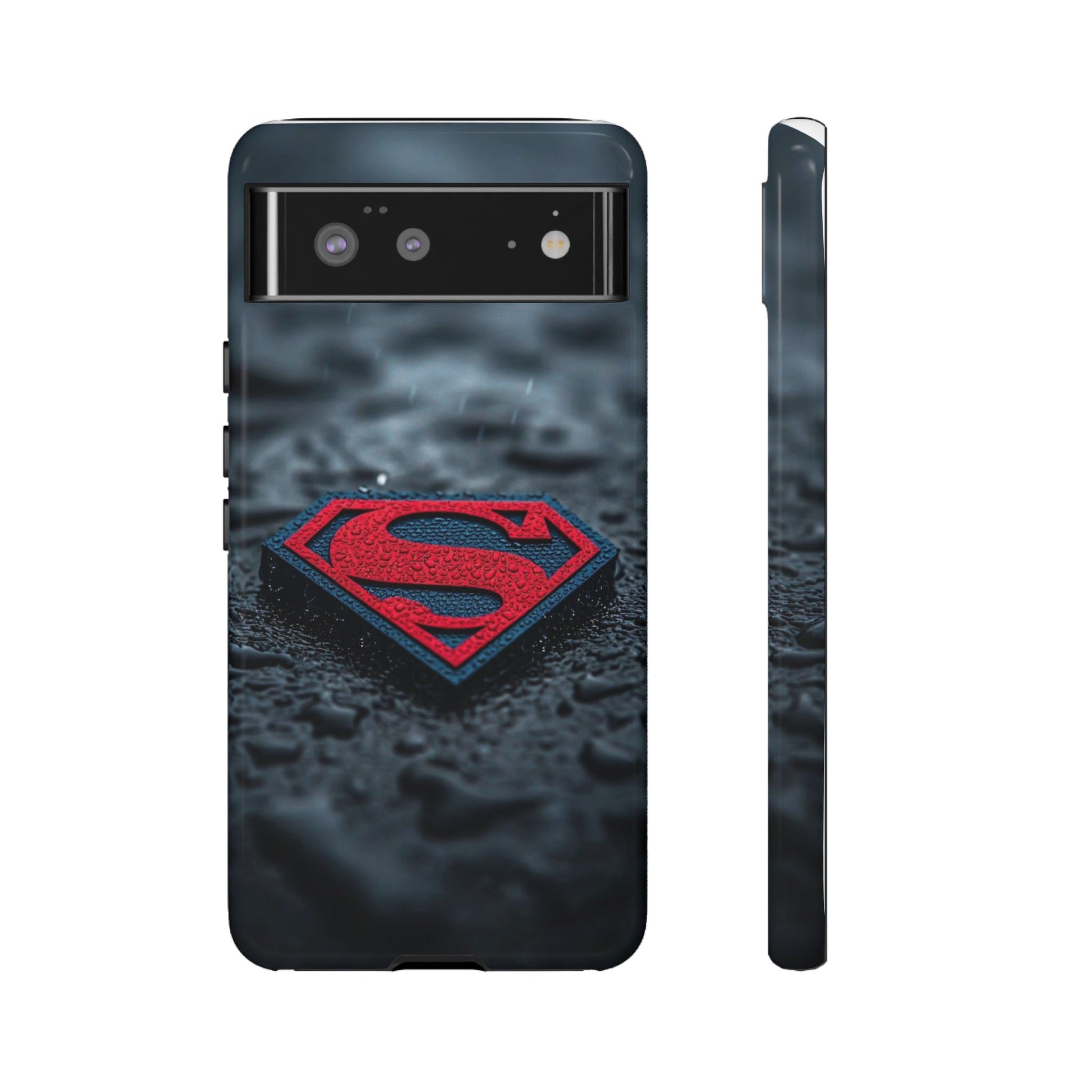 Superman Logo Tough Cases for iPhones, Samsung, and Pixel
