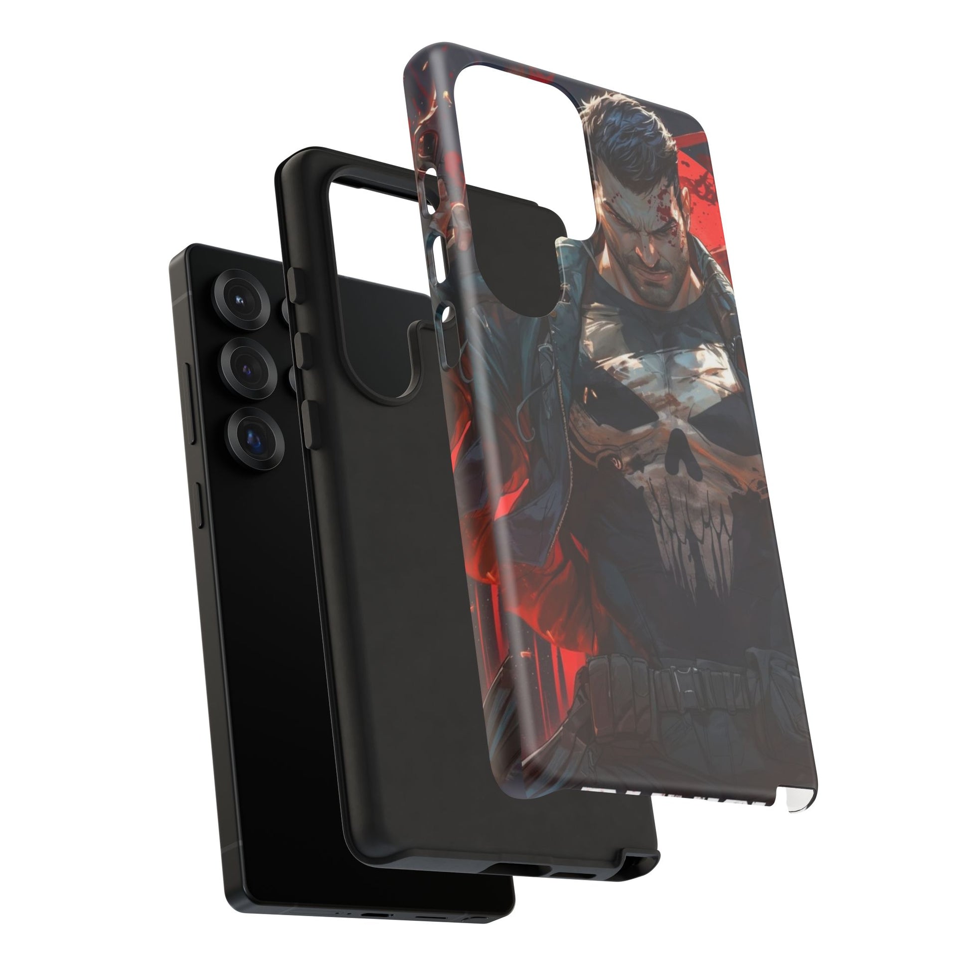 Punisher Tough Cases for iPhones, Samsung, and Pixel