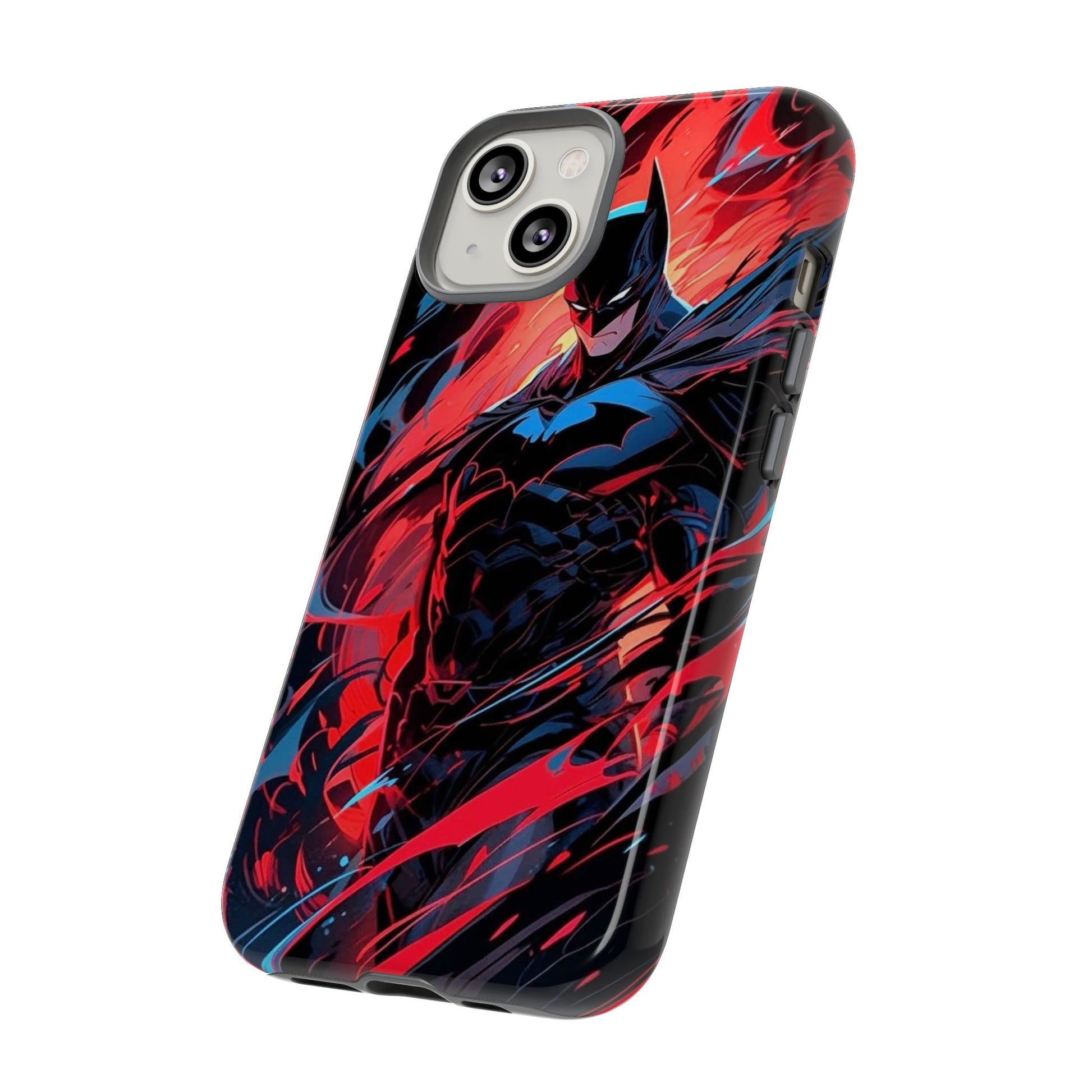 The Dark Knight Batman Art Tough Cases for iPhones, Samsung, and Pixel
