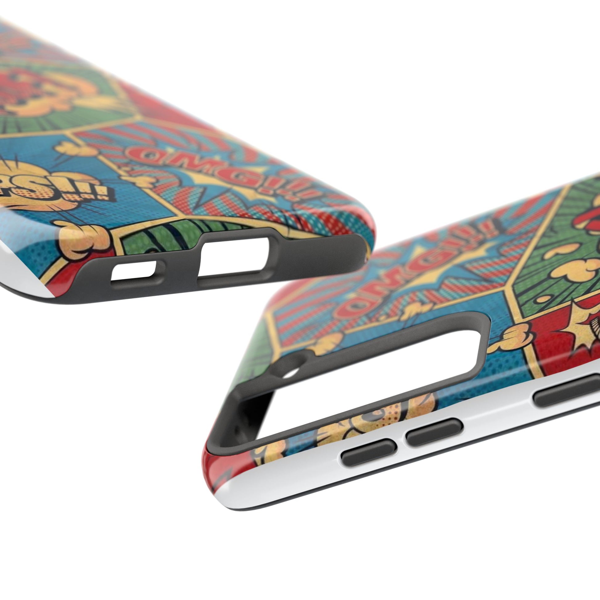 Comics Theme Tough Phone Cases for Iphones & Samsung Durable