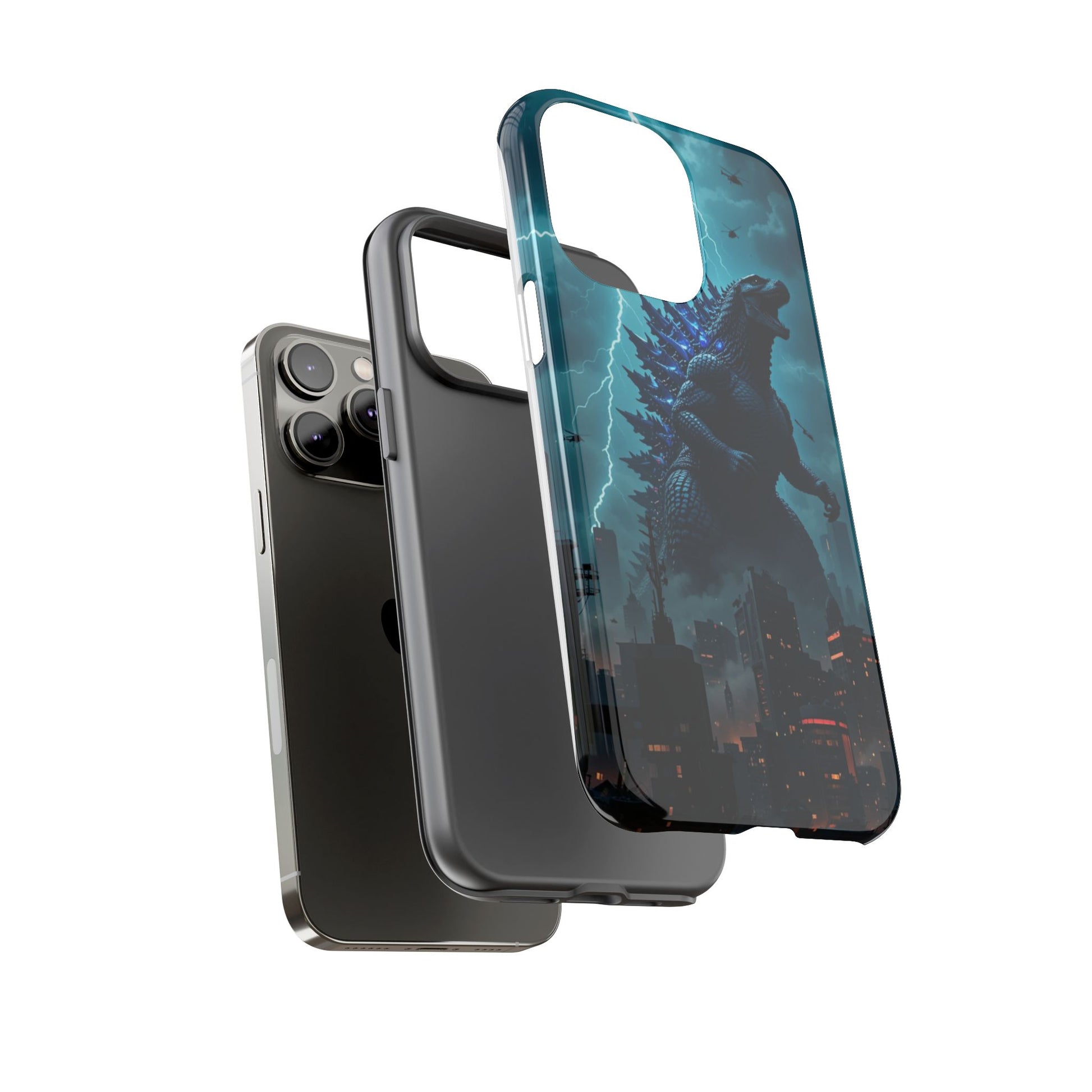 Godzilla Phone Case, Tough Cases for iPhones, Samsung, and Pixel