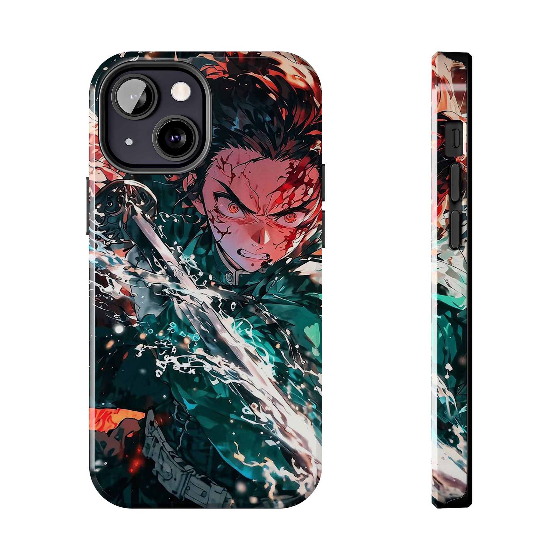 Demon Slayer Tanjiro Art Phone Case for iPhone & Samsung Galaxy Phones