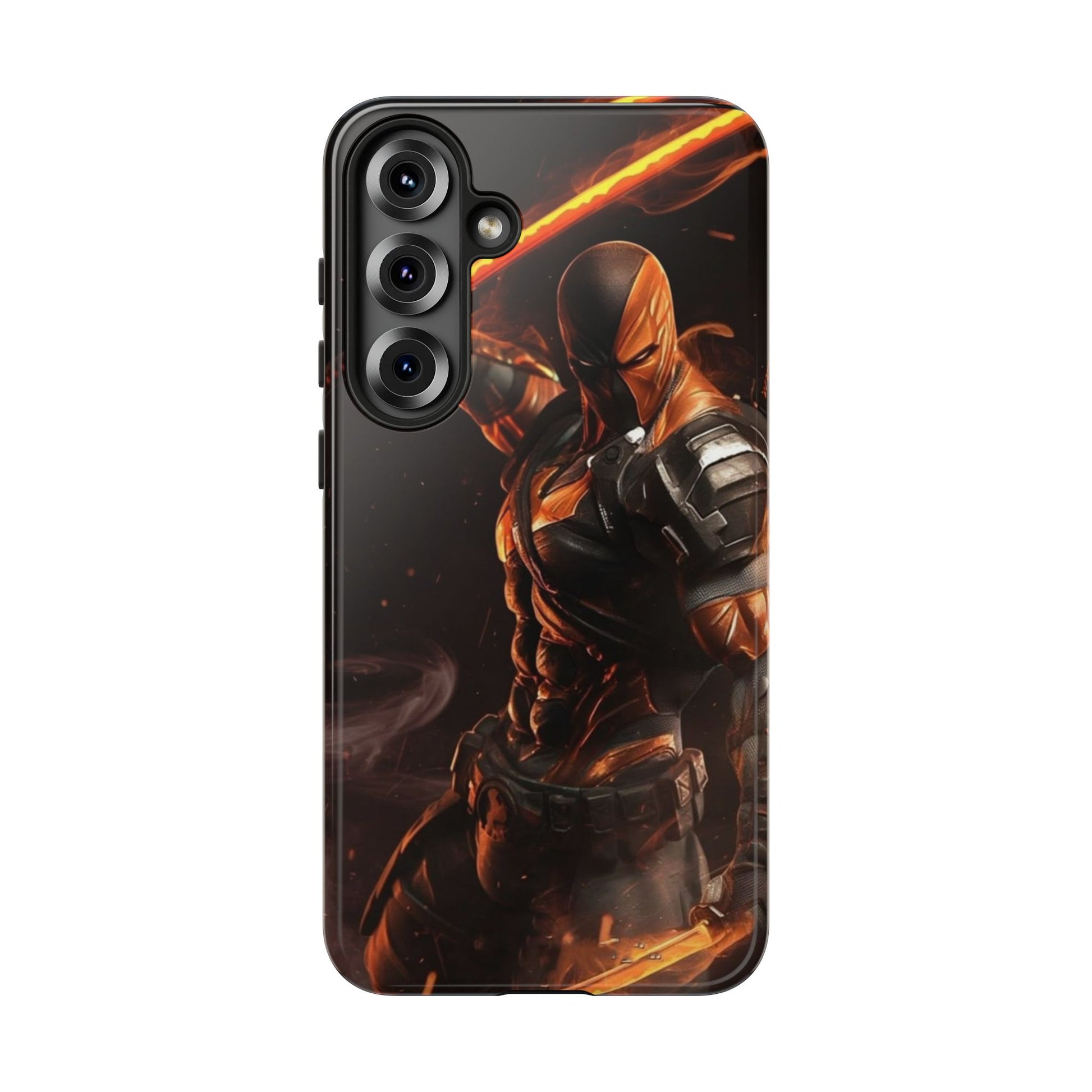 DC Comics Death Stroke Tough Cases for iPhones, Samsung, and Pixel
