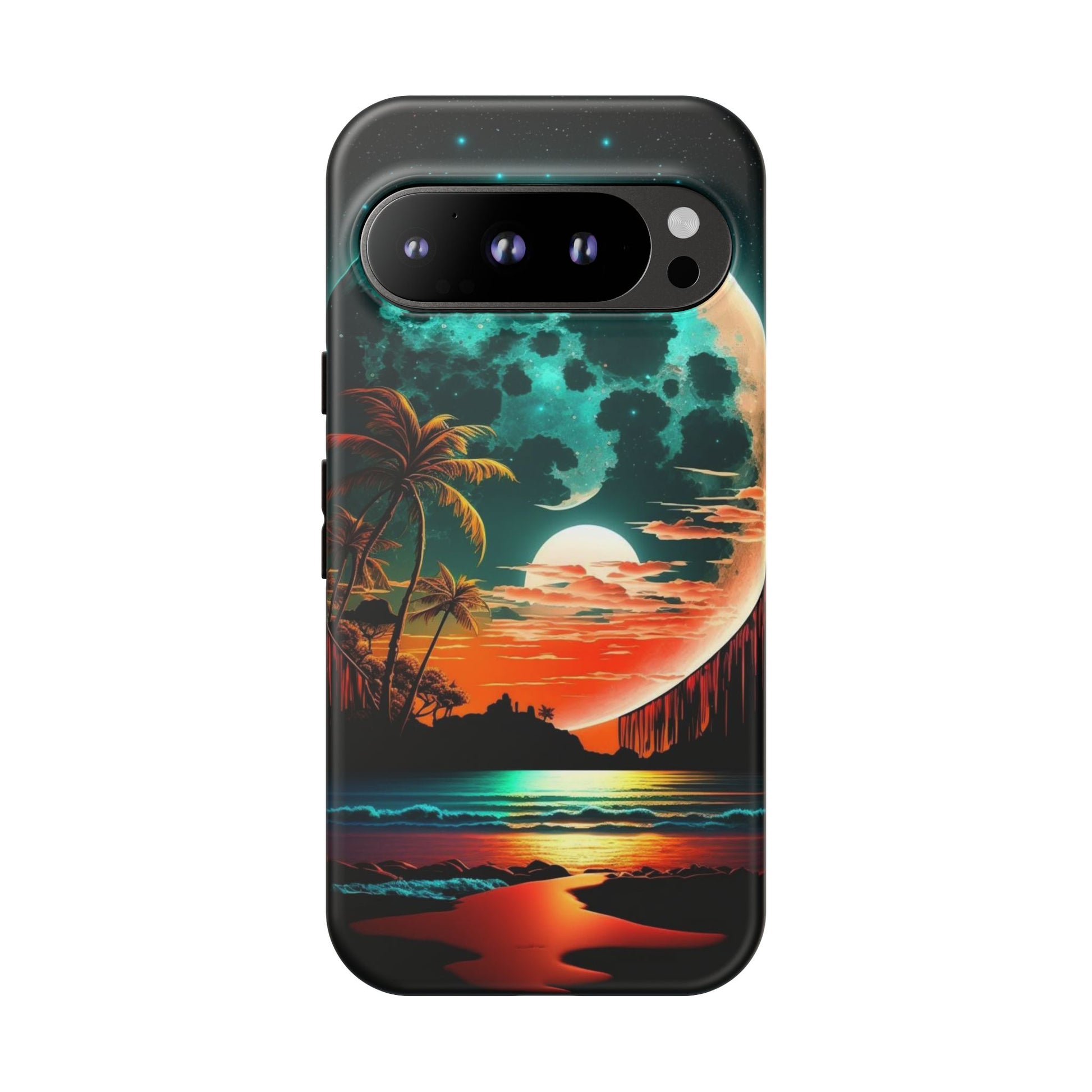 Fantasy Beach Sunset Landscape Phone Case for iPhone, Samsung Galaxy, & Pixel Phones