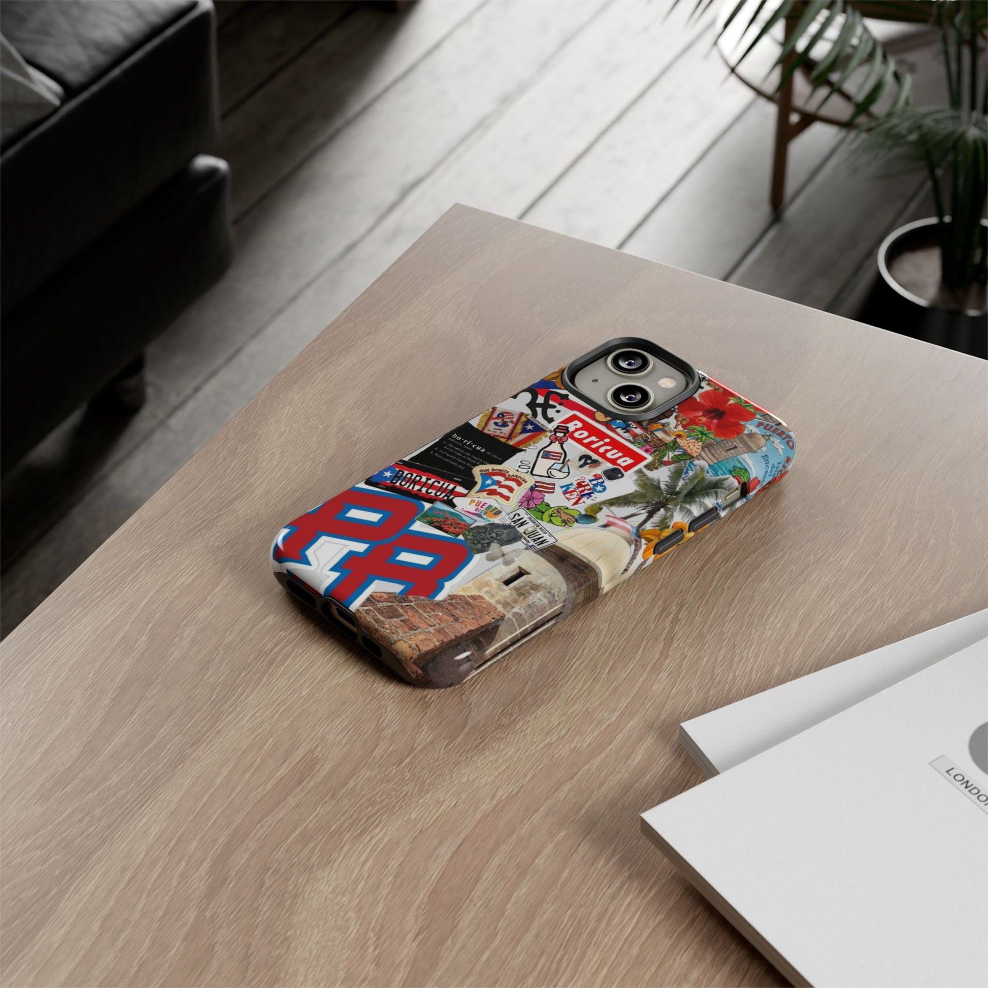 Puerto Rico Boricua Art Tough Cases for iPhones, Samsung, and Pixel