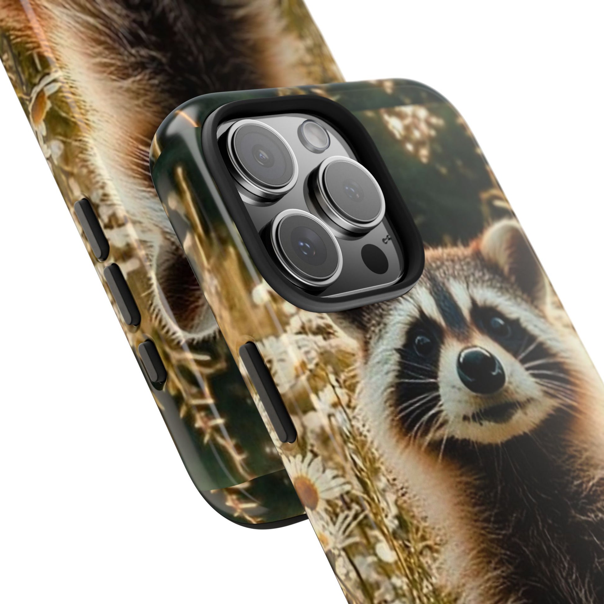 Cute Raccoon Theme Phone Cases for iPhones & Samsung Phones