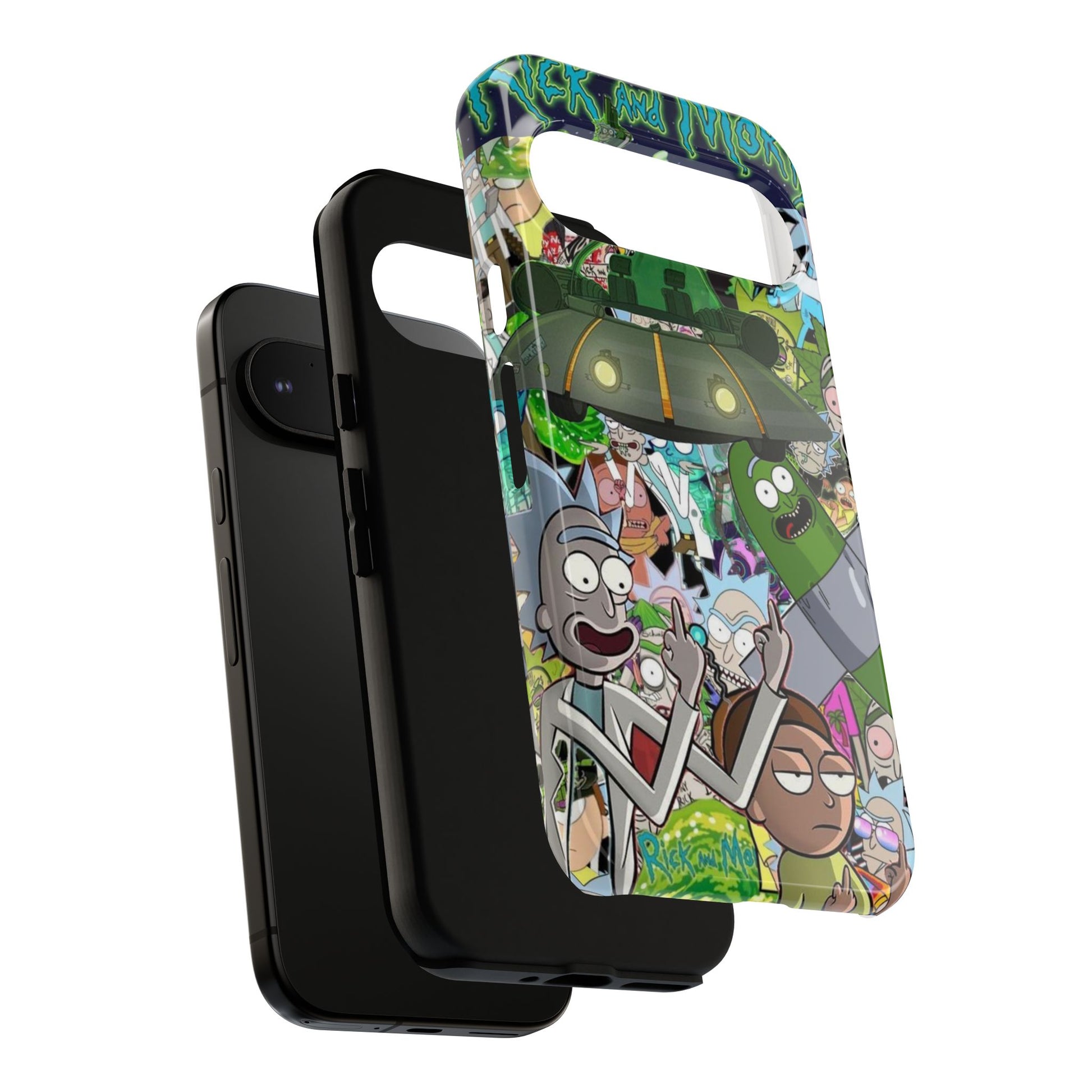 Rick and Morty Phone Case, Tough Cases for iPhones, Samsung, and Pixel