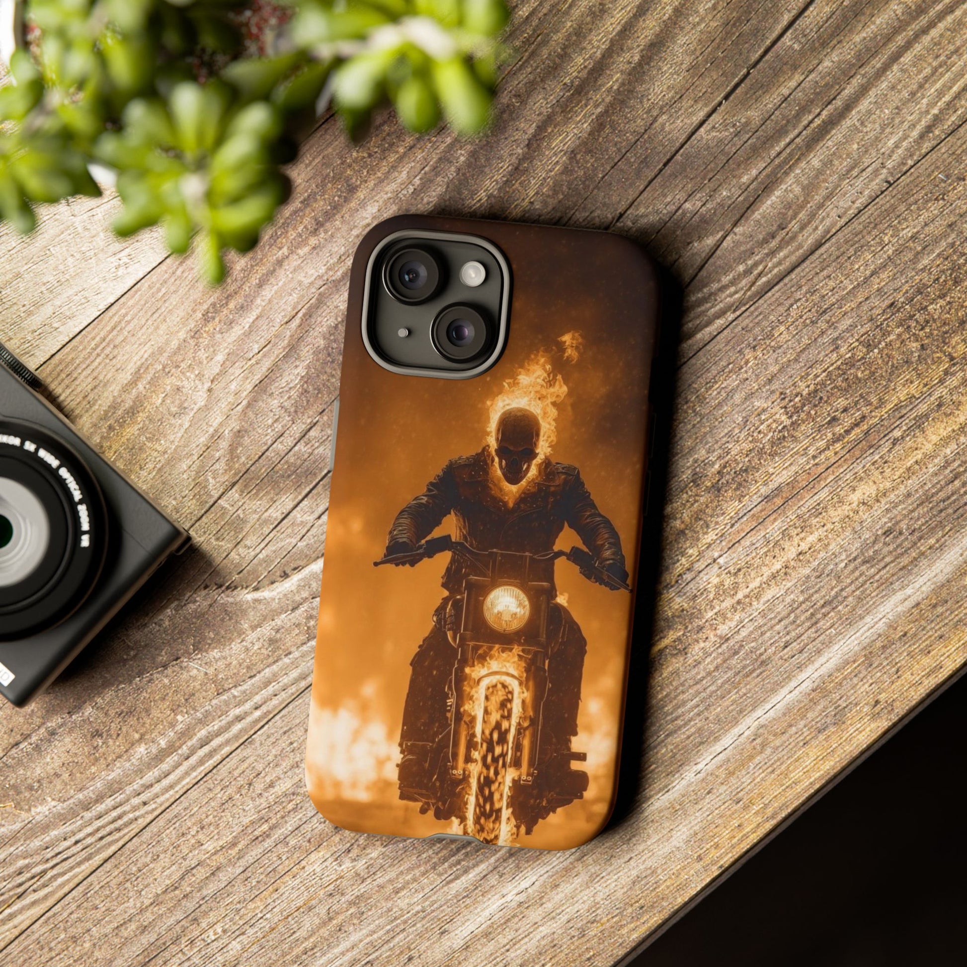 Marvel's Ghostrider Tough Cases for iPhones, Samsung, and Pixel