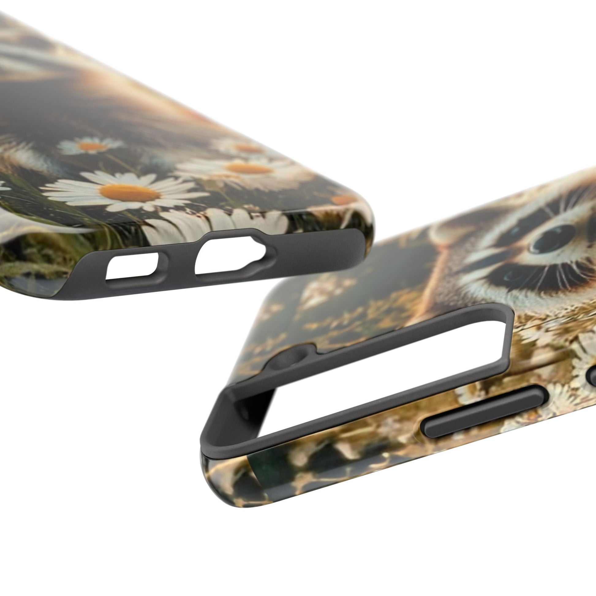 Cute Raccoon Theme Phone Cases for iPhones & Samsung Phones