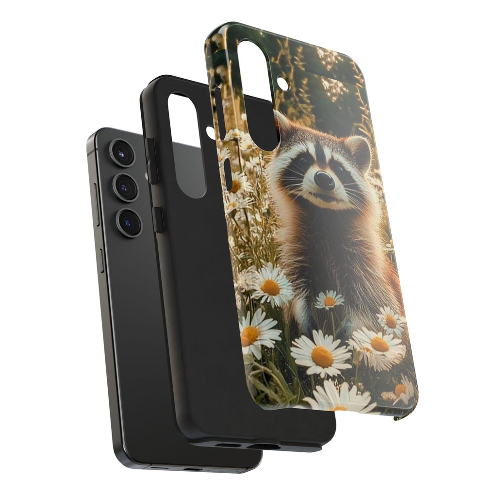 Cute Raccoon Theme Phone Cases for iPhones & Samsung Phones