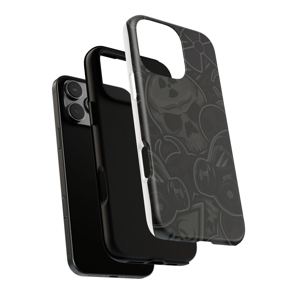 Tough Cases Phone Case, Edgy Skull Design Phone Cover, Gothic Cell Phone Shell