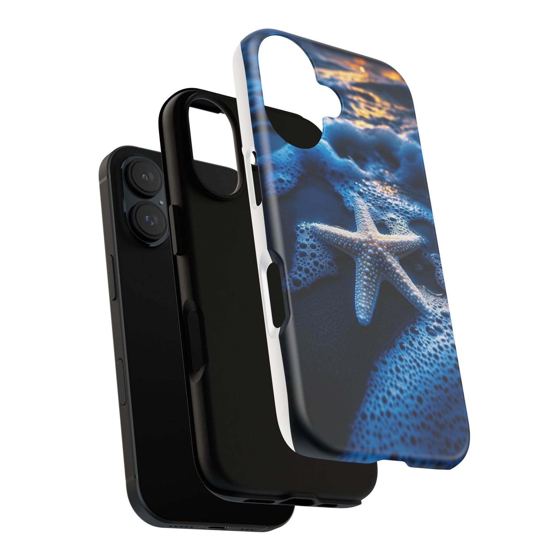 Starfish Beach Tough Cases for iPhones, Samsung, and Pixel