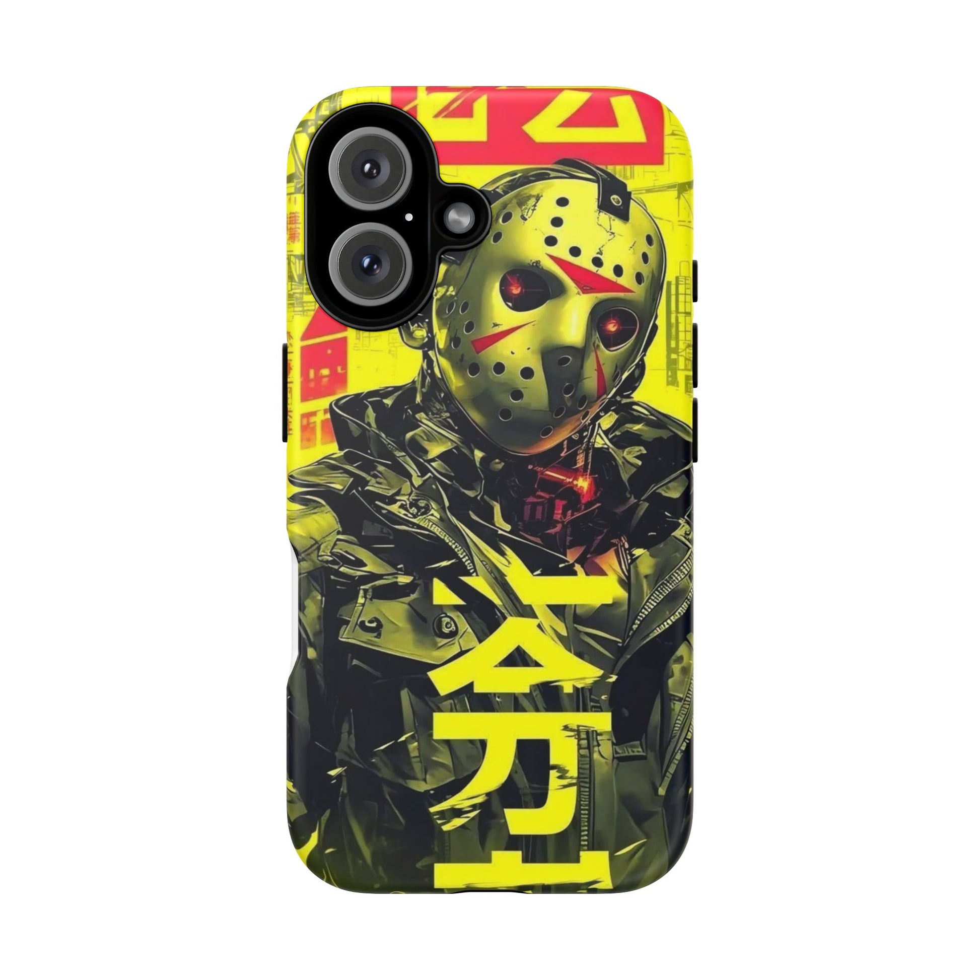 Cyberpunk X Jason Voorhees Tough Cases for iPhones, Samsung, and Pixel