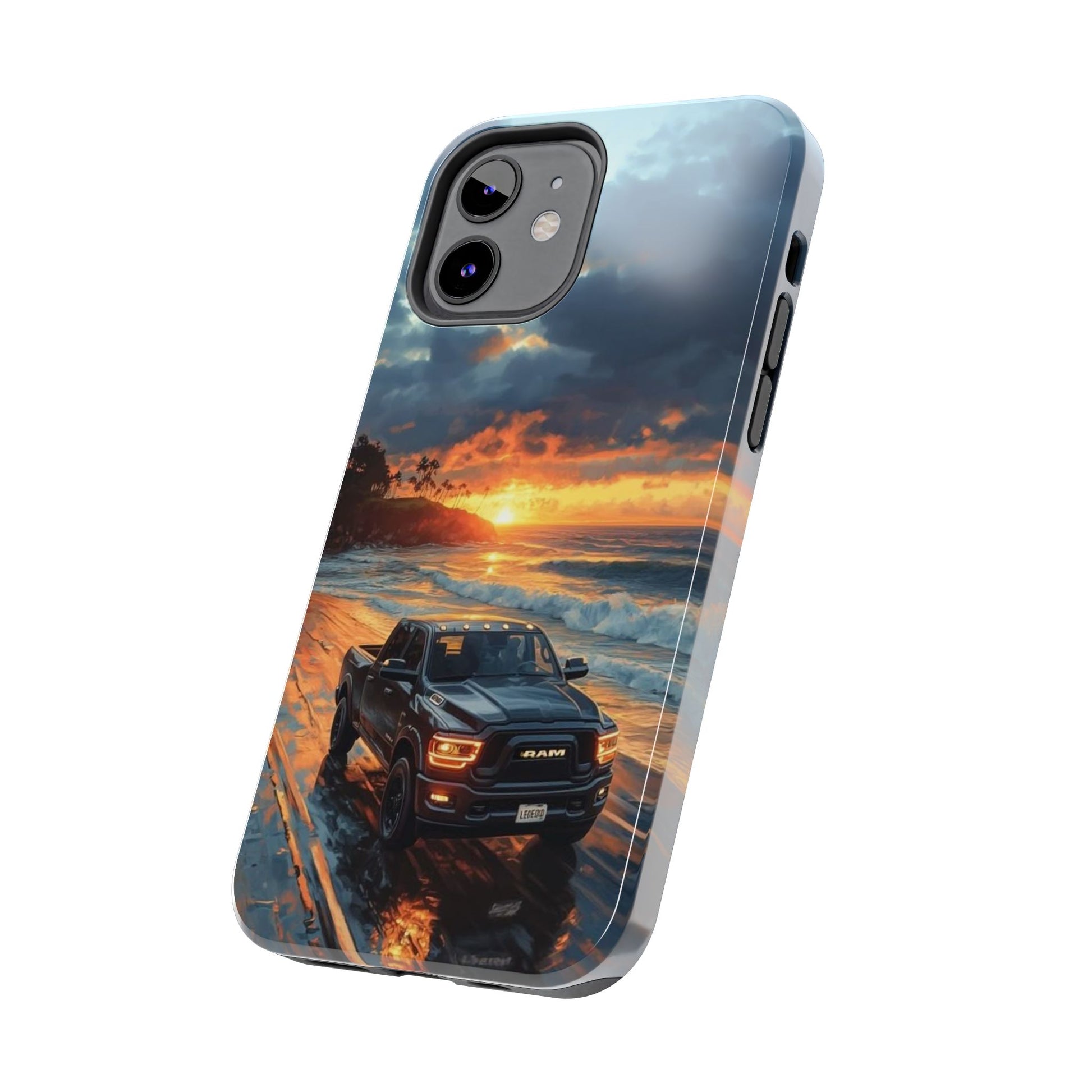 Dodge Ram Beach Phone Cases for Iphones & Samsung Phones Durable