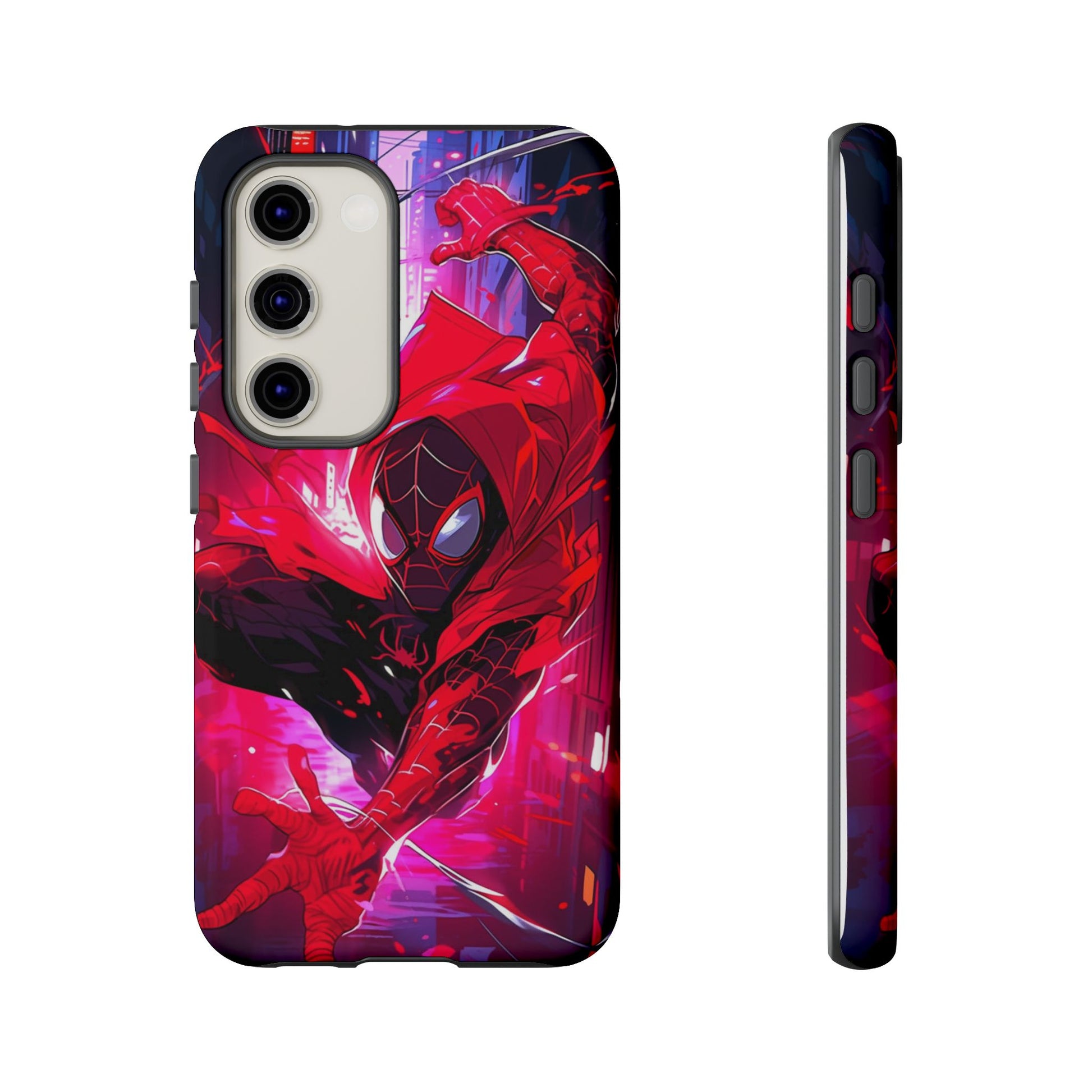 Miles Morales Spiderman Phone Case, Tough Cases for iPhones, Samsung, and Pixel
