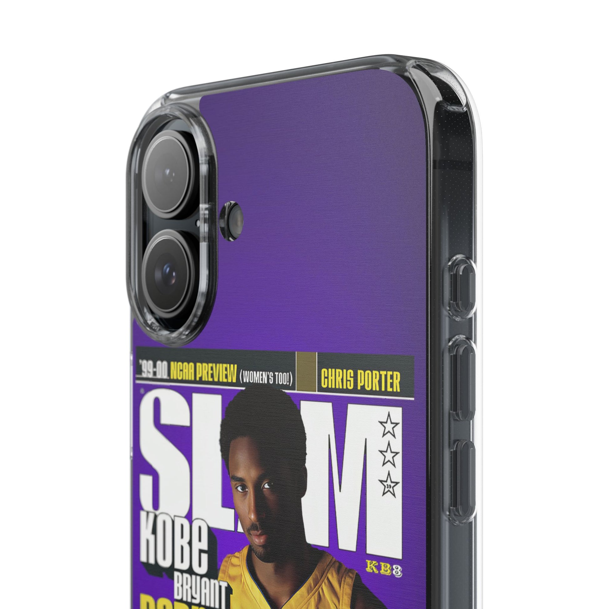 SLAM Cover Kobe Basketball Inspired design Clear Phone Cases