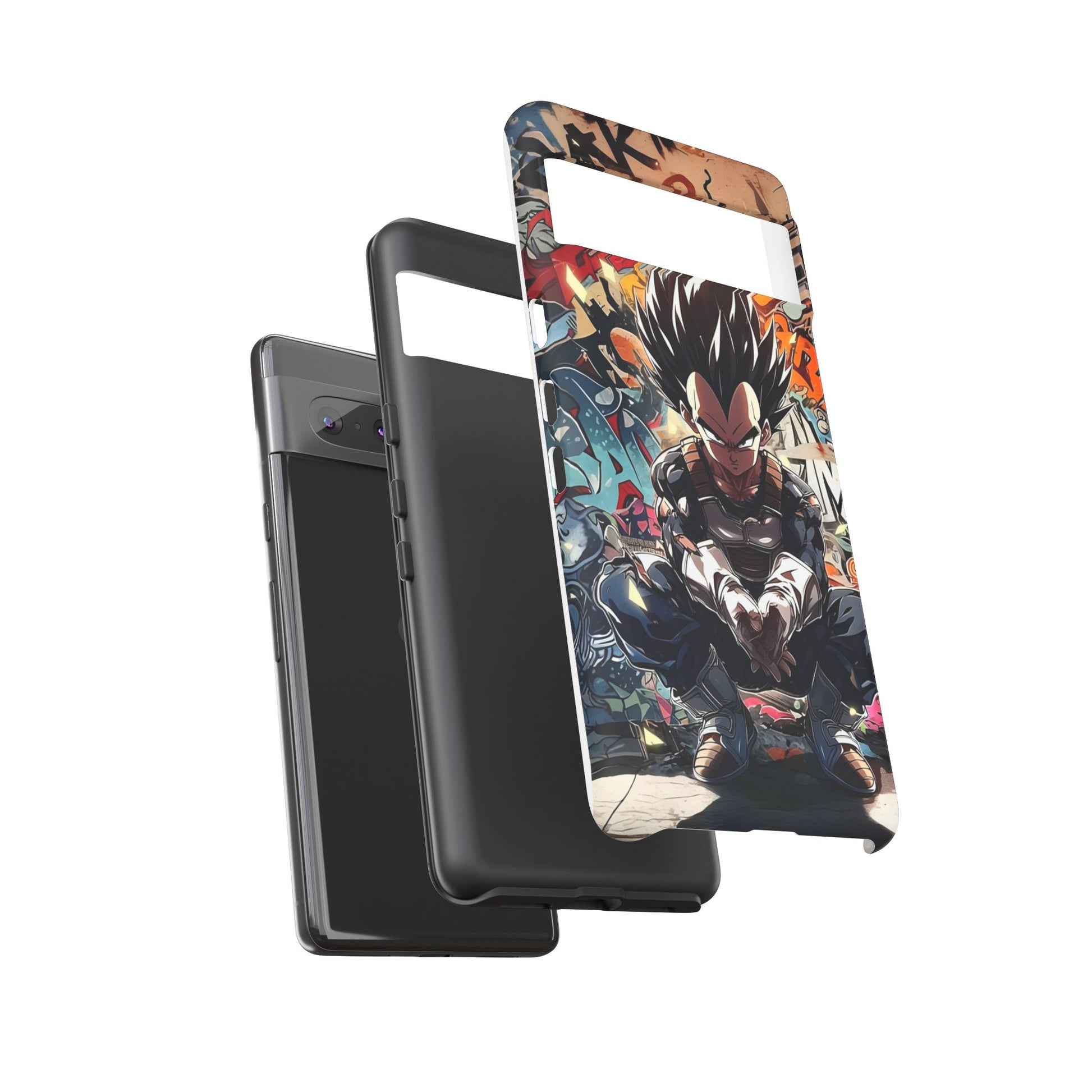 Anime Vegeta Dragon ball Z Tough Cases for iPhones, Samsung, and Pixel