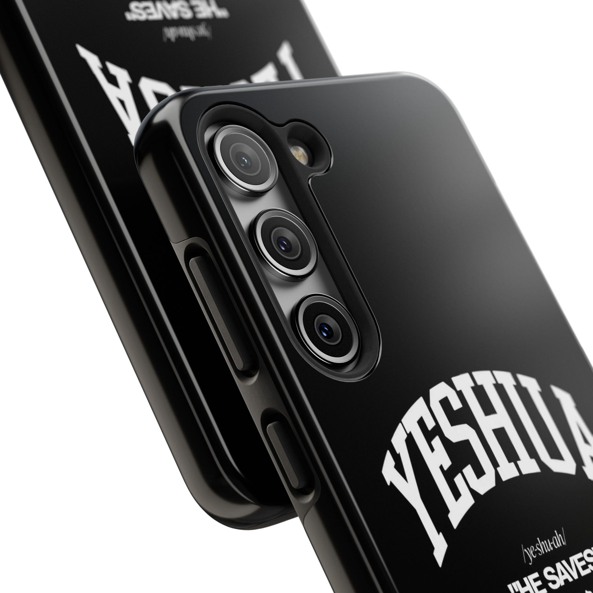 Yeshua He Saves Christian Theme Phone Cases for iPhones & Samsung Phones