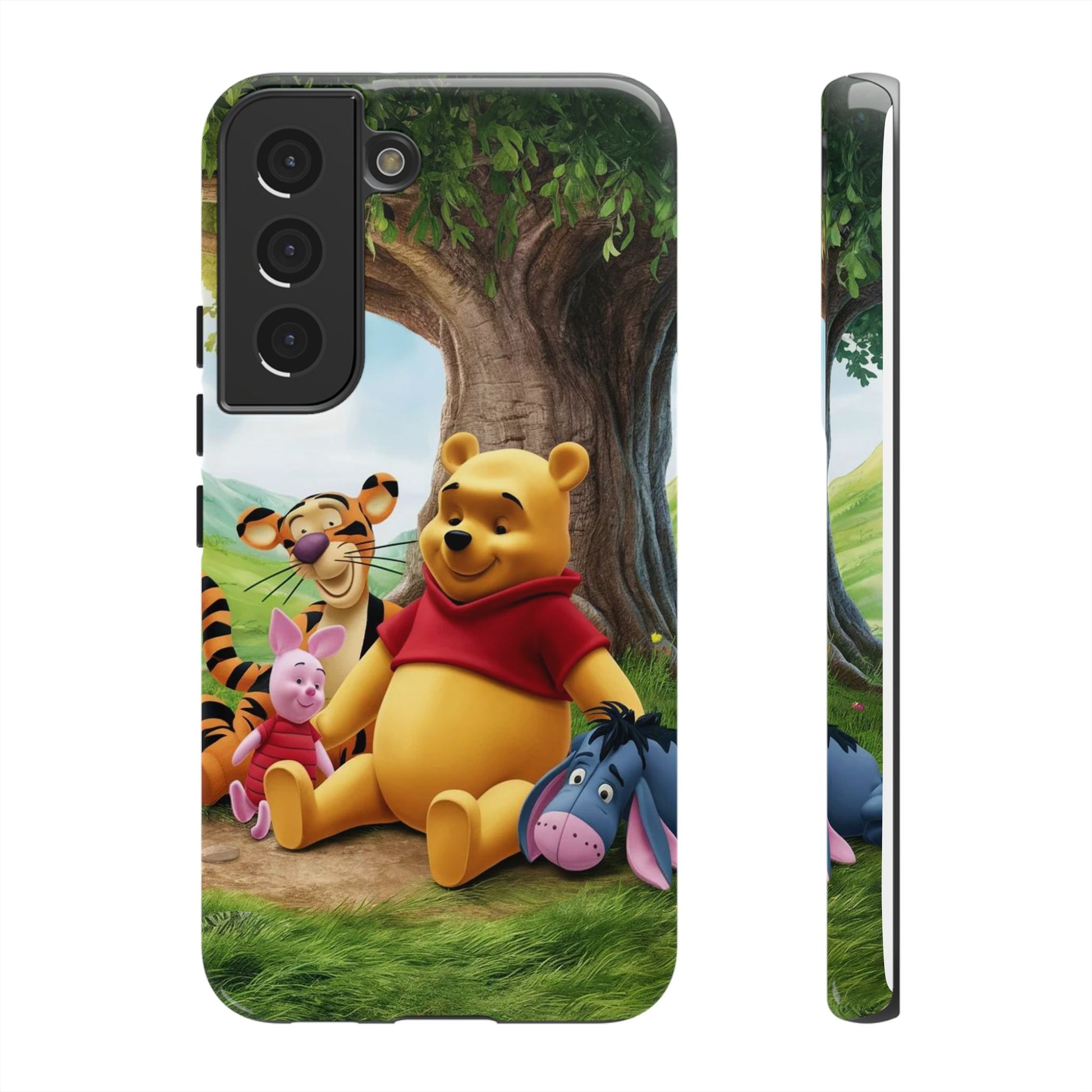 Cute Pooh Bear Phone Case, Tough Cases, Disney Phone for iPhones, Samsung, and Pixel