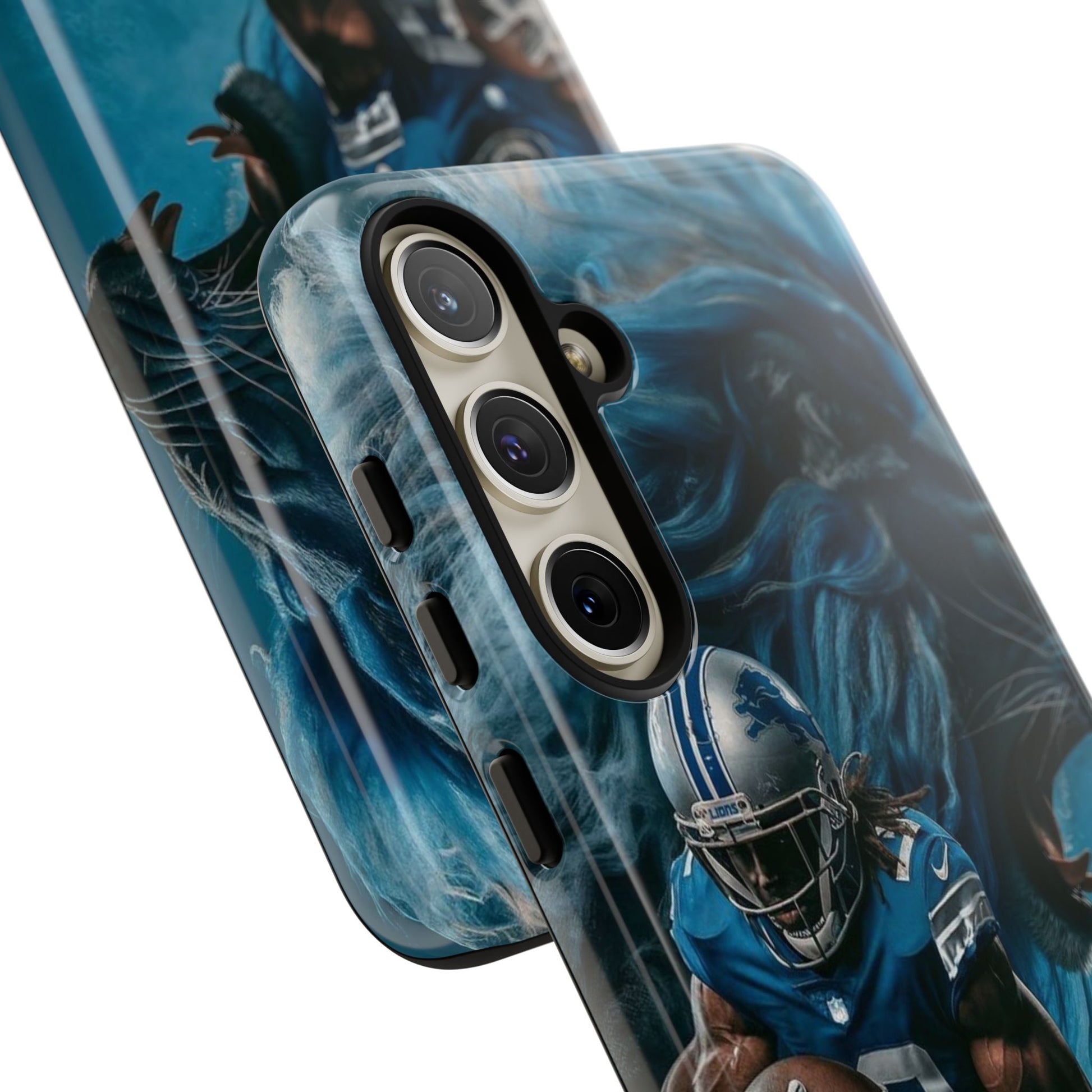 Detroit Lions Player Football Phone Case, Tough Cases for iPhones, Samsung, and Pixel