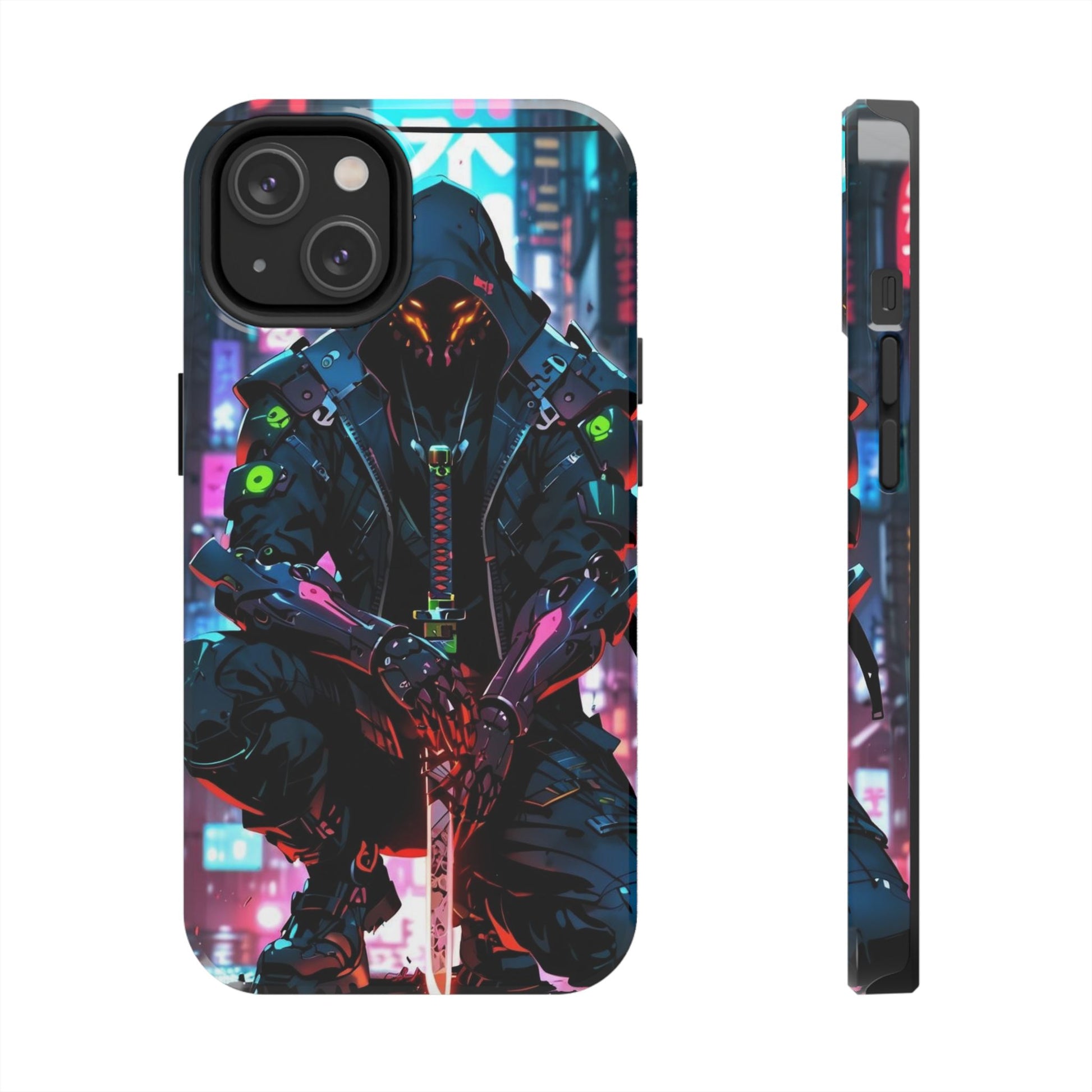 Cyber Ninja Gamer Phone Cases for Iphones & Samsung Phones