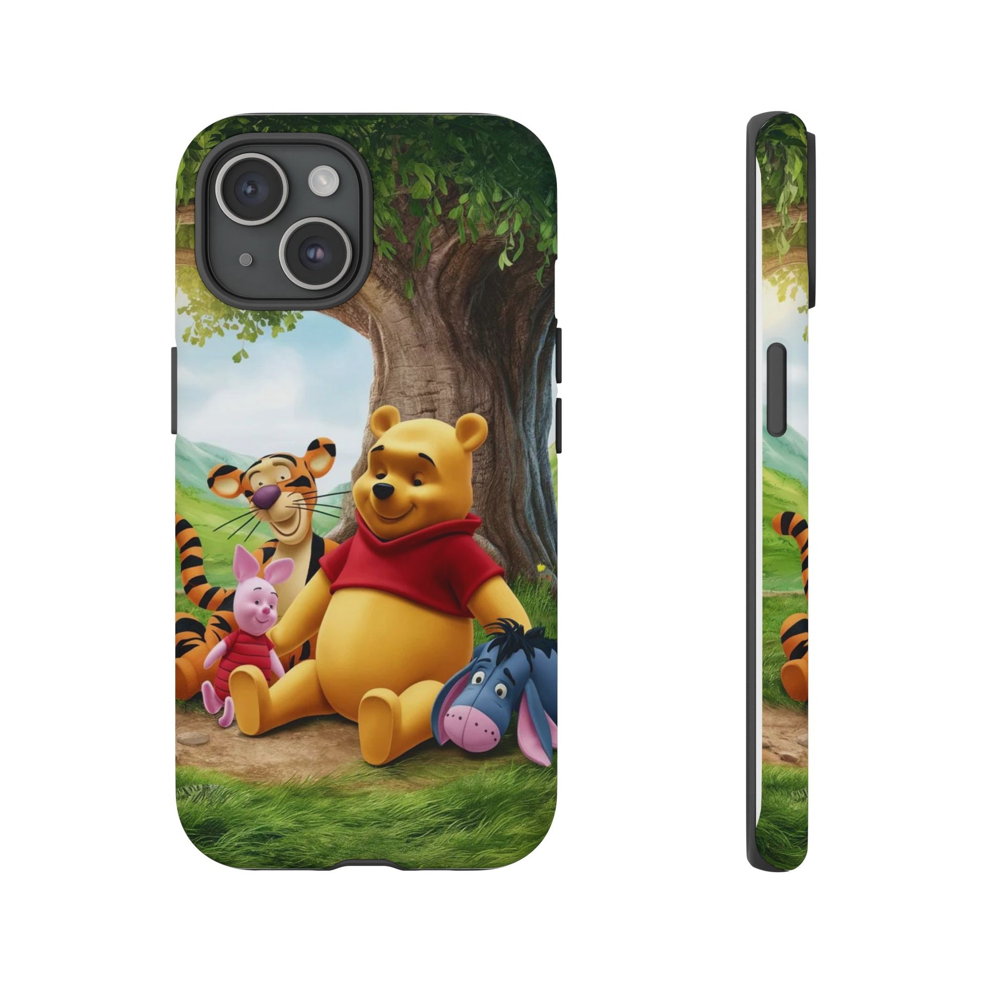 Cute Pooh Bear Phone Case, Tough Cases, Disney Phone for iPhones, Samsung, and Pixel