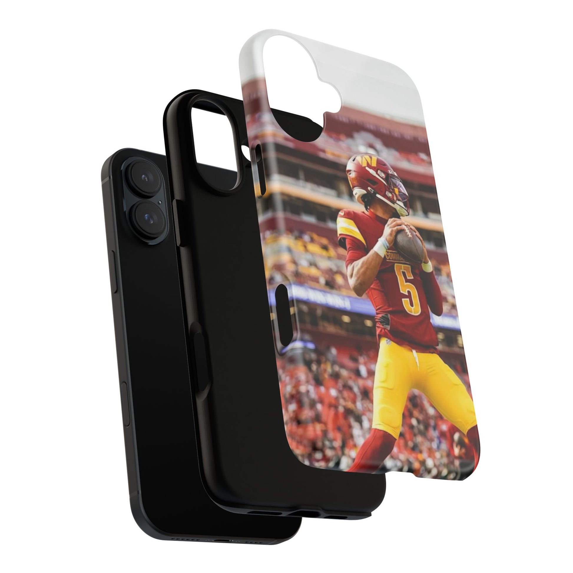 Jayden Daniels Washington Football Tough Cases for iPhones, Samsung, and Pixel