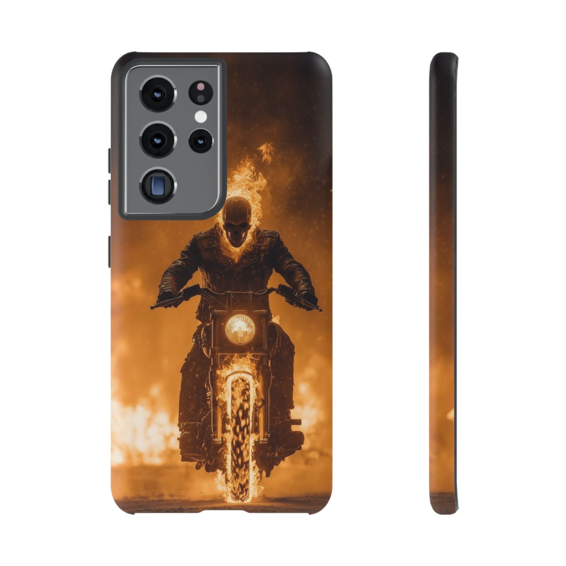 Marvel's Ghostrider Tough Cases for iPhones, Samsung, and Pixel