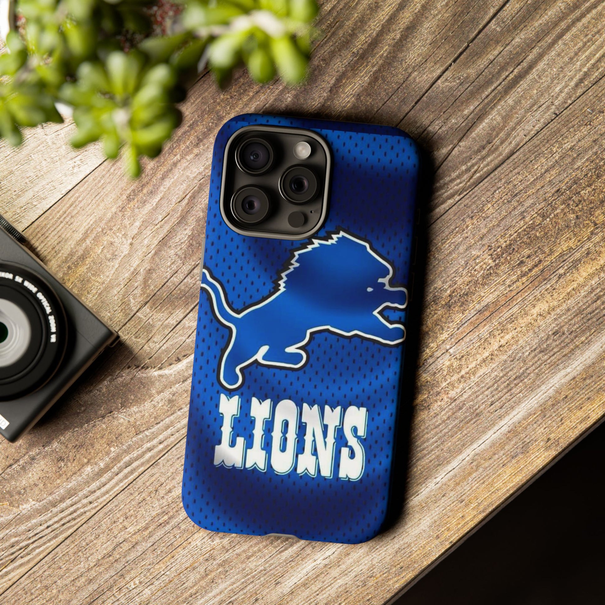 Detroit Lions Football Jersey Phone Case, Tough Cases for iPhones, Samsung, and Pixel