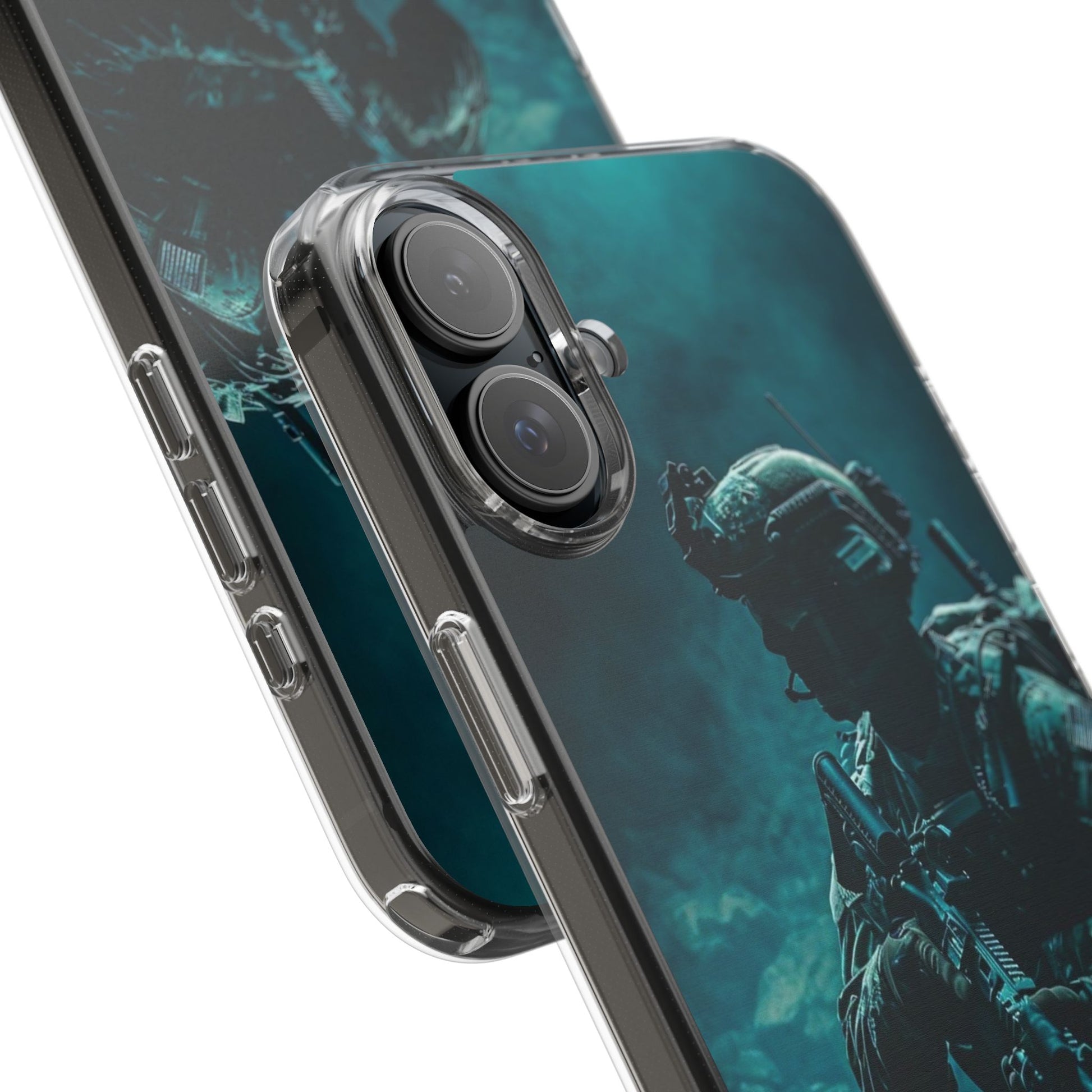 USA Military Inspired design Clear Phone Cases for Iphone and Samsung phones