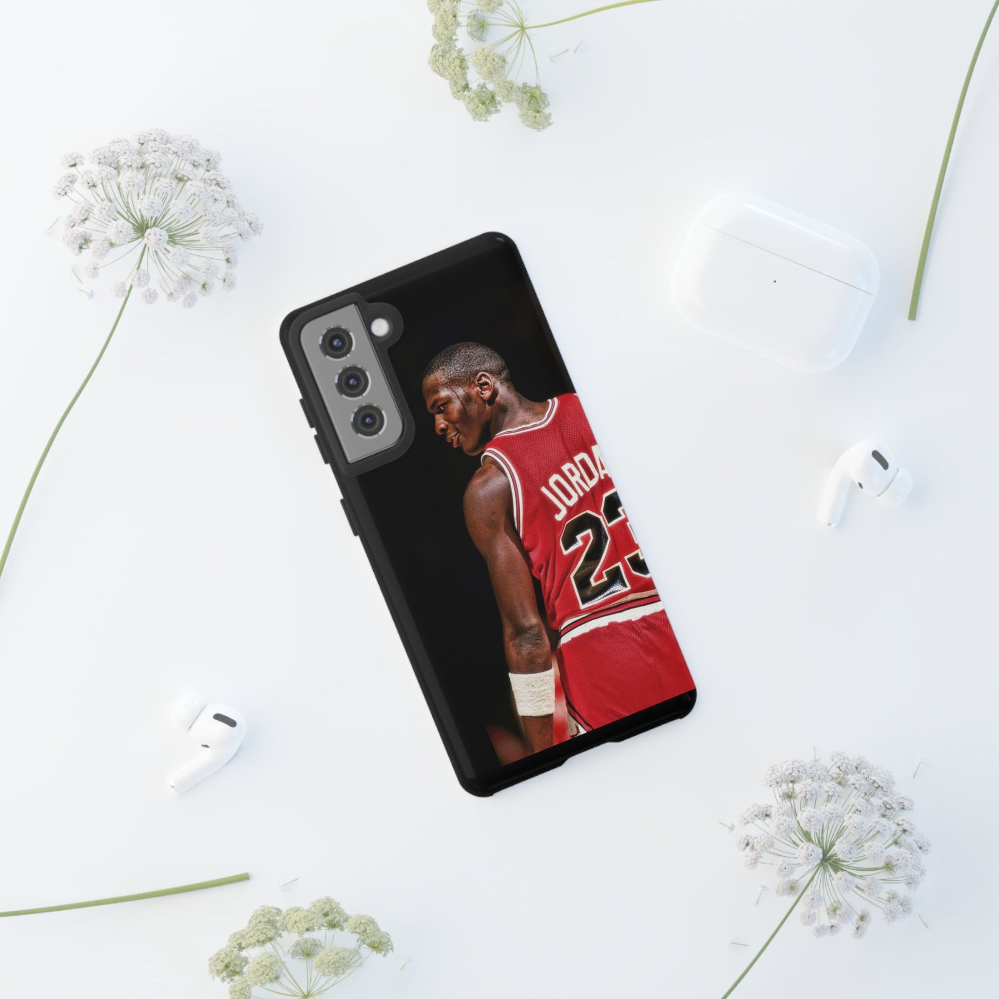 Basketball Legend Michael Jordan Tough Cases for iPhones, Samsung, and Pixel