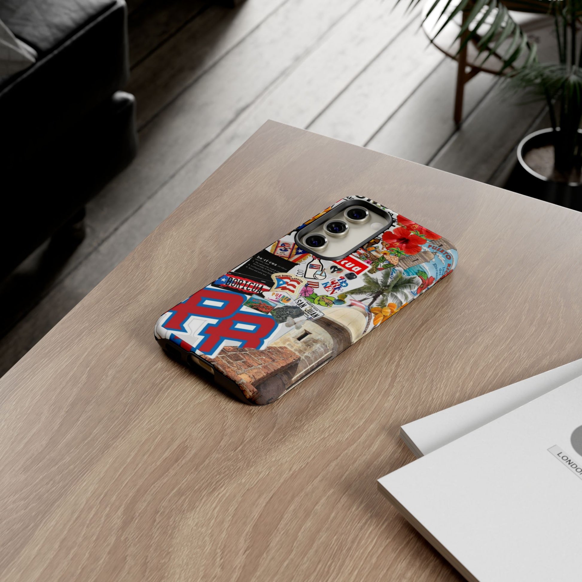 Puerto Rico Boricua Art Tough Cases for iPhones, Samsung, and Pixel