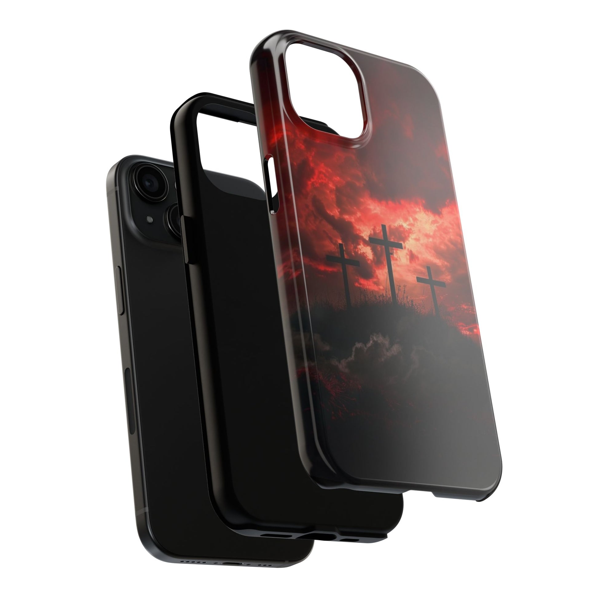 Crosses at Golgotha Christian Cases for iPhones & Samsung Phones