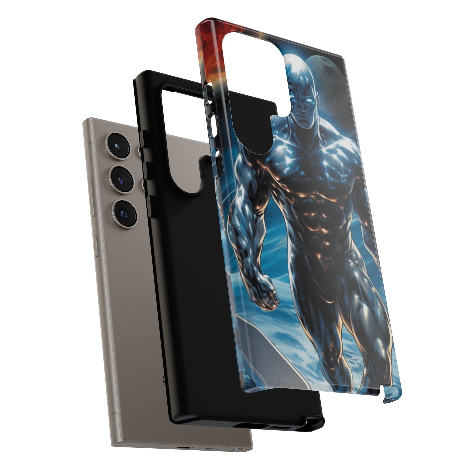 The Silver Surfer Comic Art Phone Case, Tough Cases for iPhones, Samsung, and Pixel