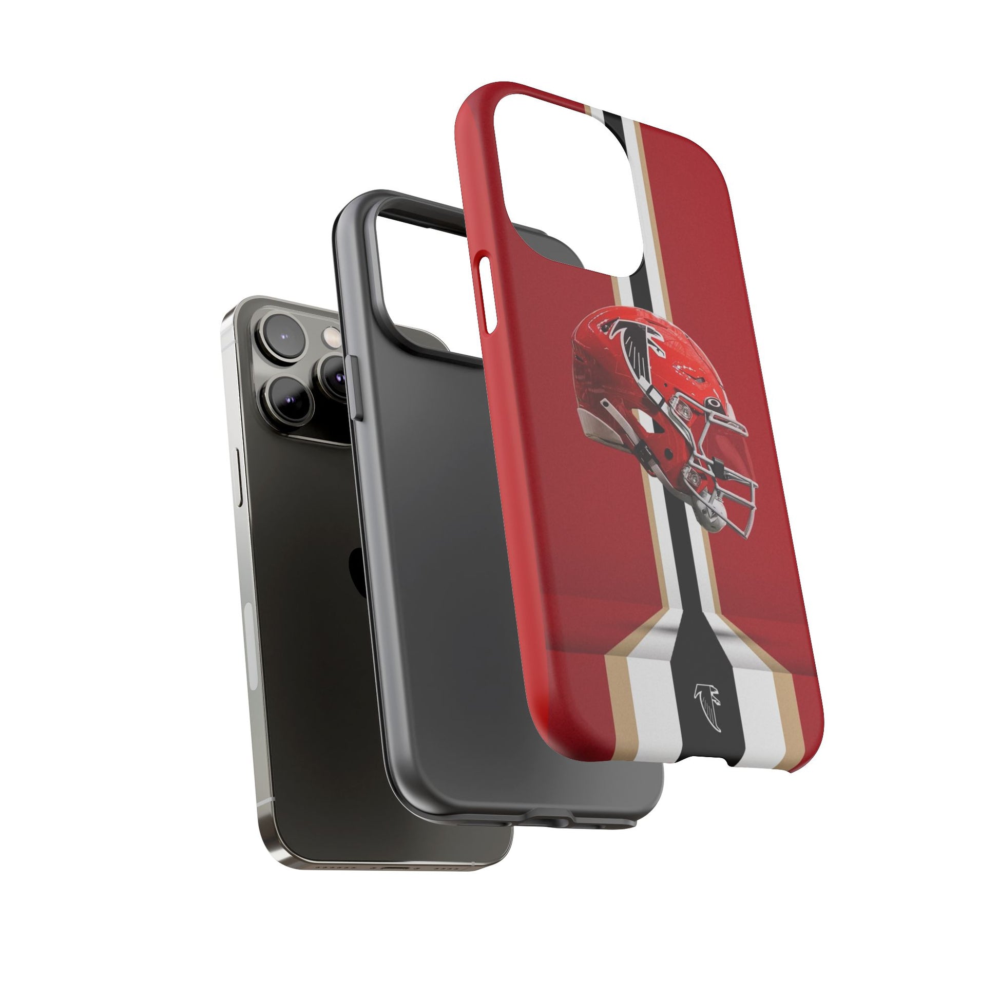 Atlanta Falcons Football Helmet Logo Tough Cases for iPhones, Samsung, and Pixel