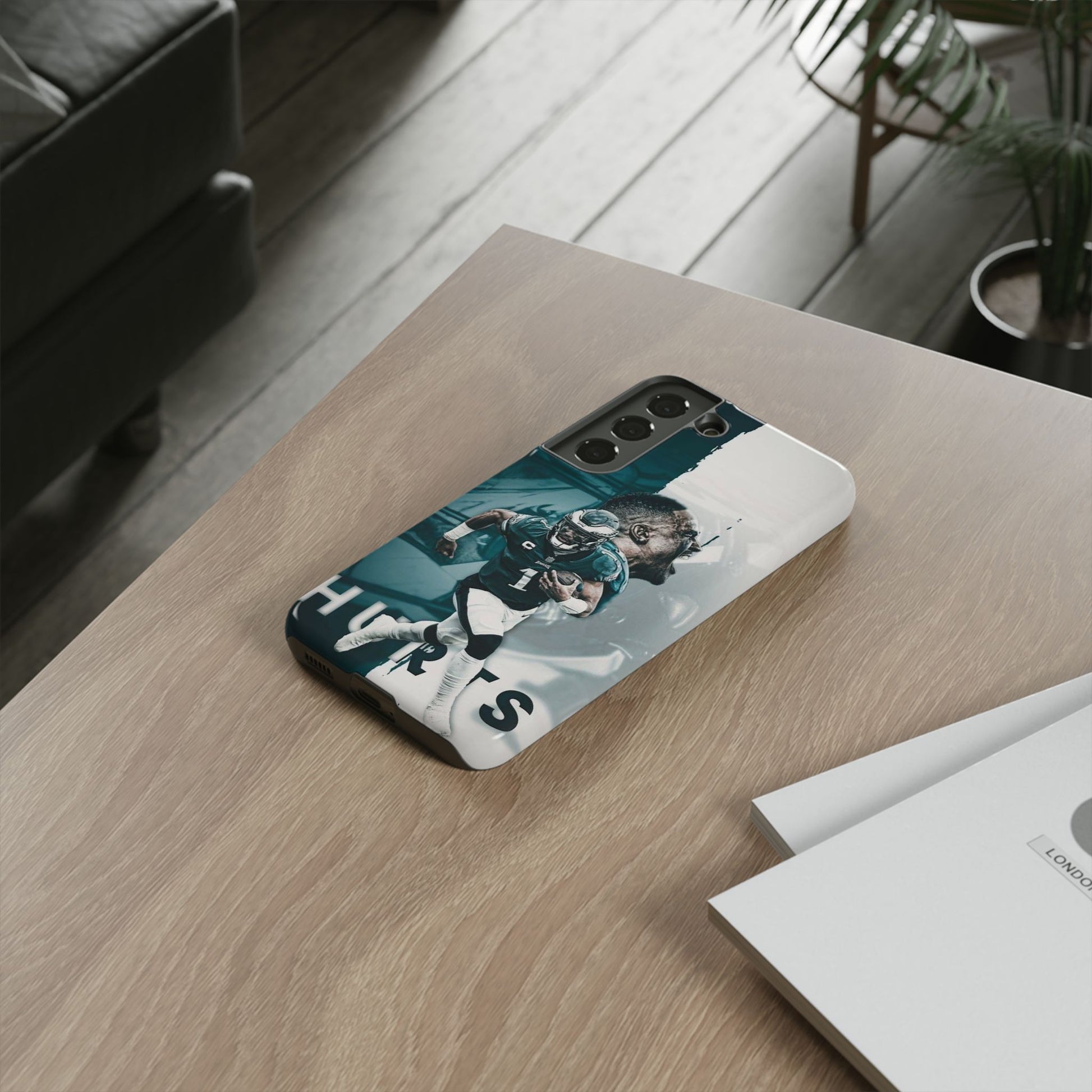 Jalen Hurts Eagles Football Tough Cases for iPhones, Samsung, and Pixel
