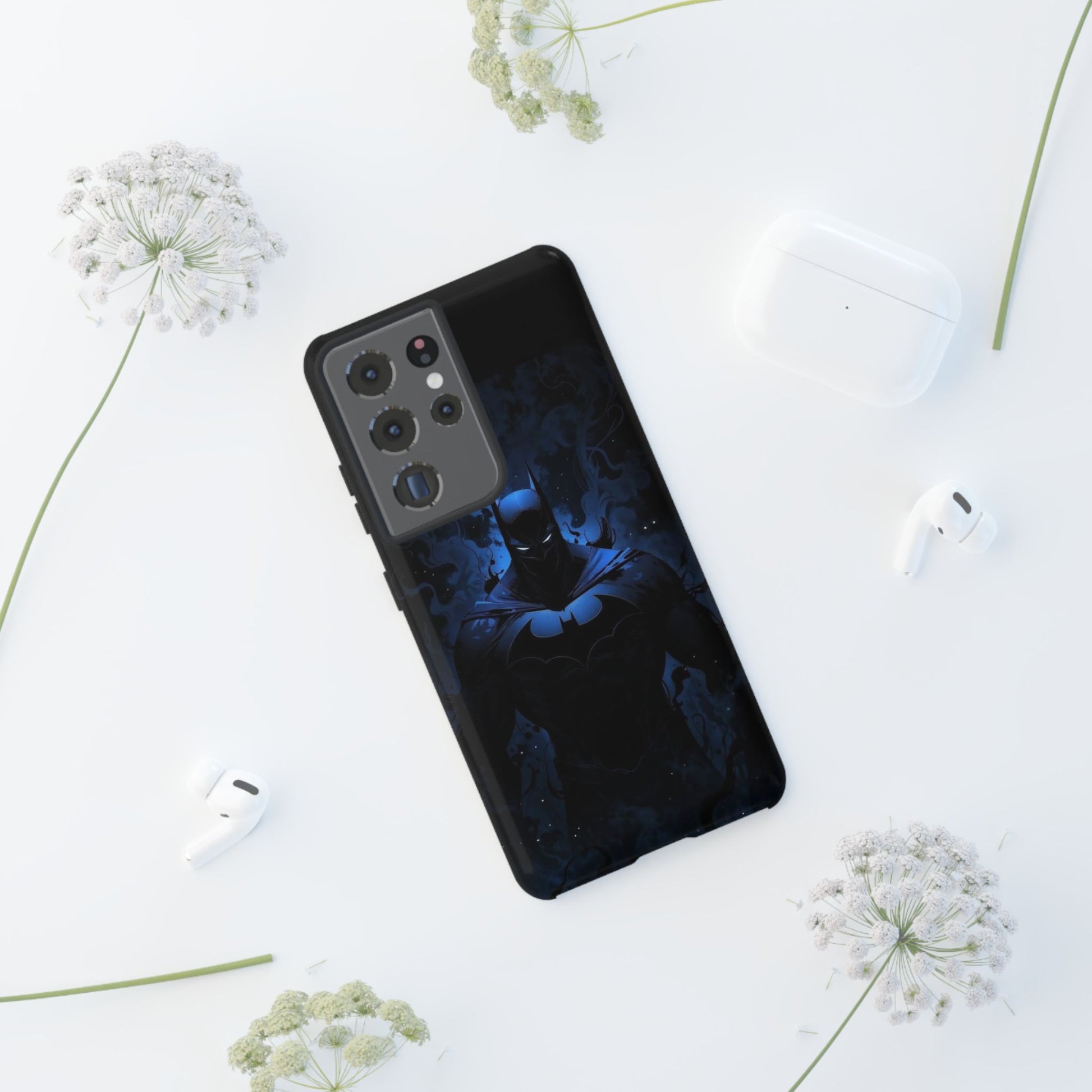 Dark Knight Batman Tough Cases for iPhones, Samsung, and Pixel