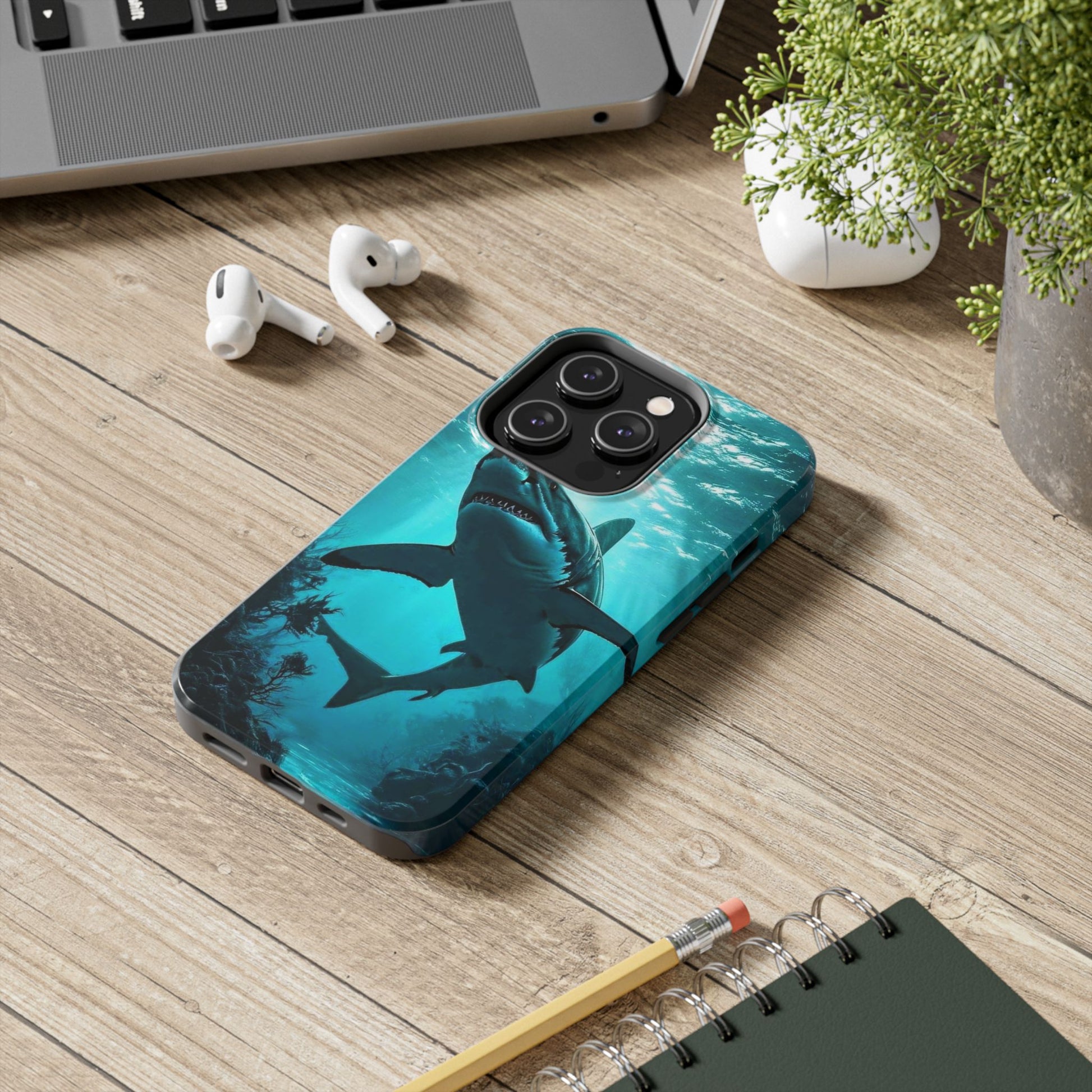 Killer Shark Theme Phone Cases for iPhones & Samsung Phones