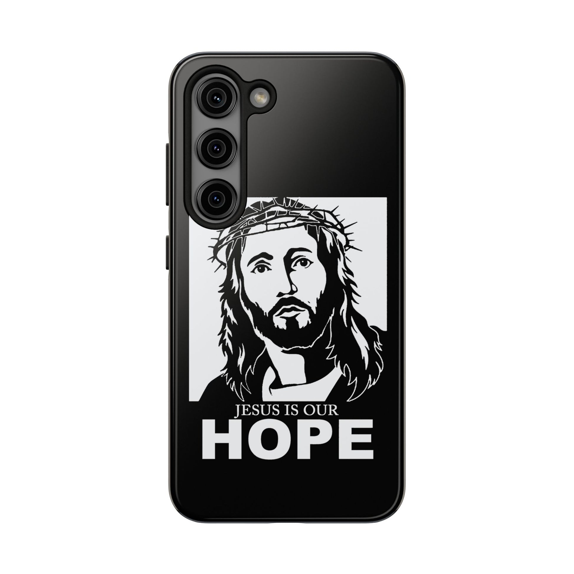 Jesus is Our Hope Christian Phone Cases for iPhones & Samsung Phones