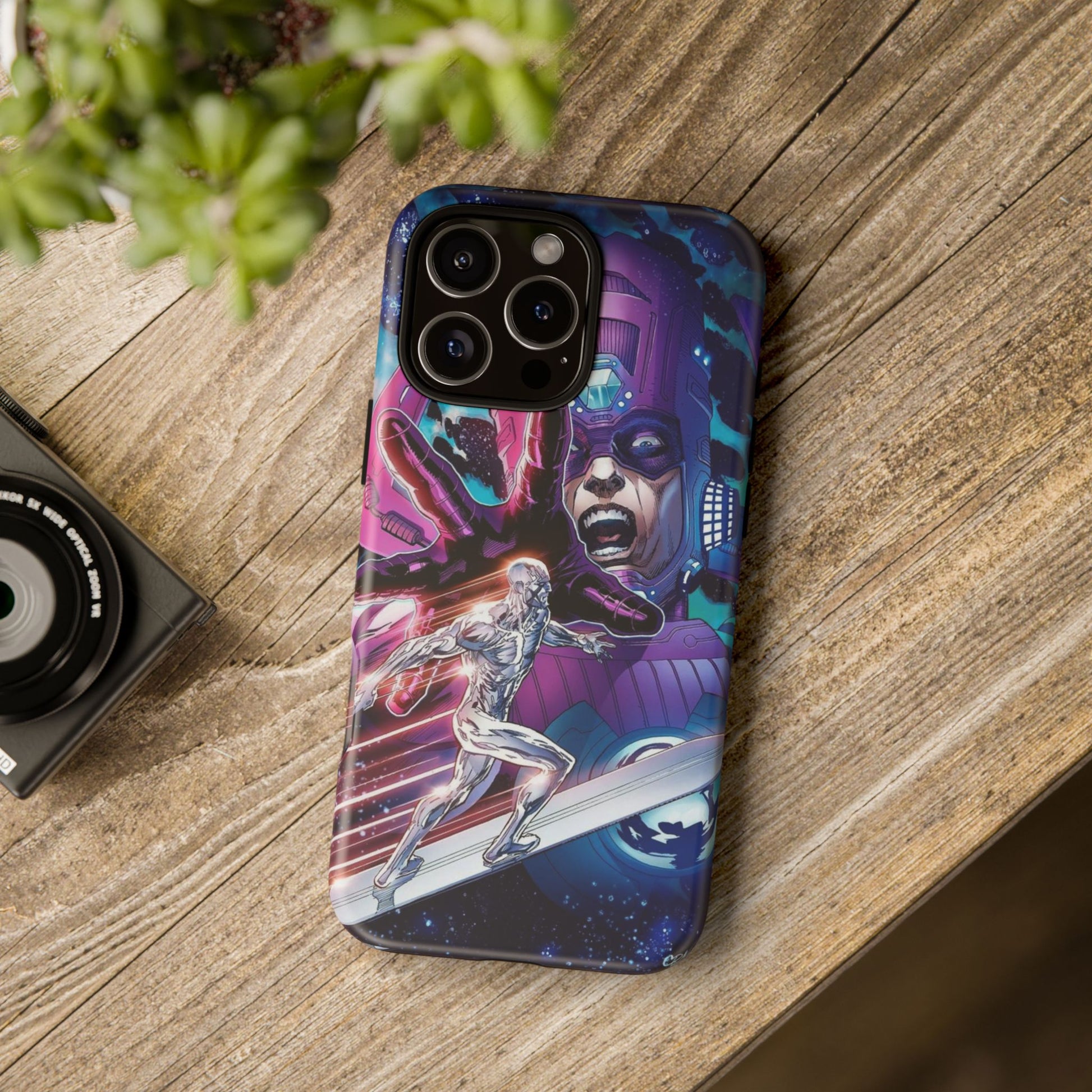 Galactus x Silver Surfer Marvel Phone Case, Tough Cases for iPhones, Samsung, and Pixel