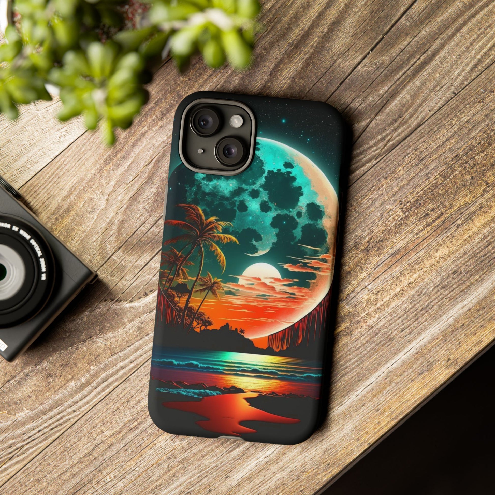 Fantasy Beach Sunset Landscape Phone Case for iPhone, Samsung Galaxy, & Pixel Phones
