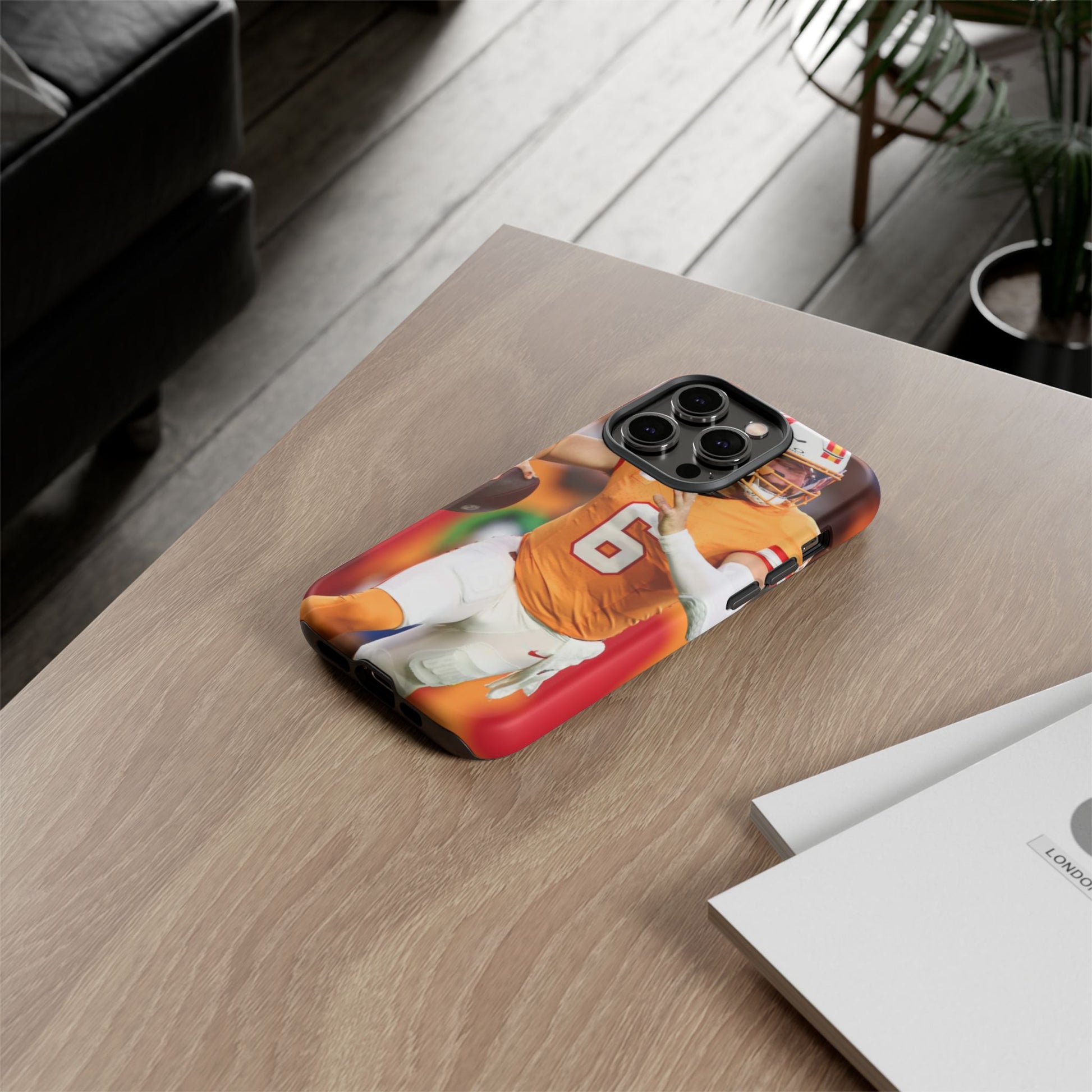 Tampa Bay Buccaneers Baker Mayfield Football Tough Cases for iPhones, Samsung, and Pixel