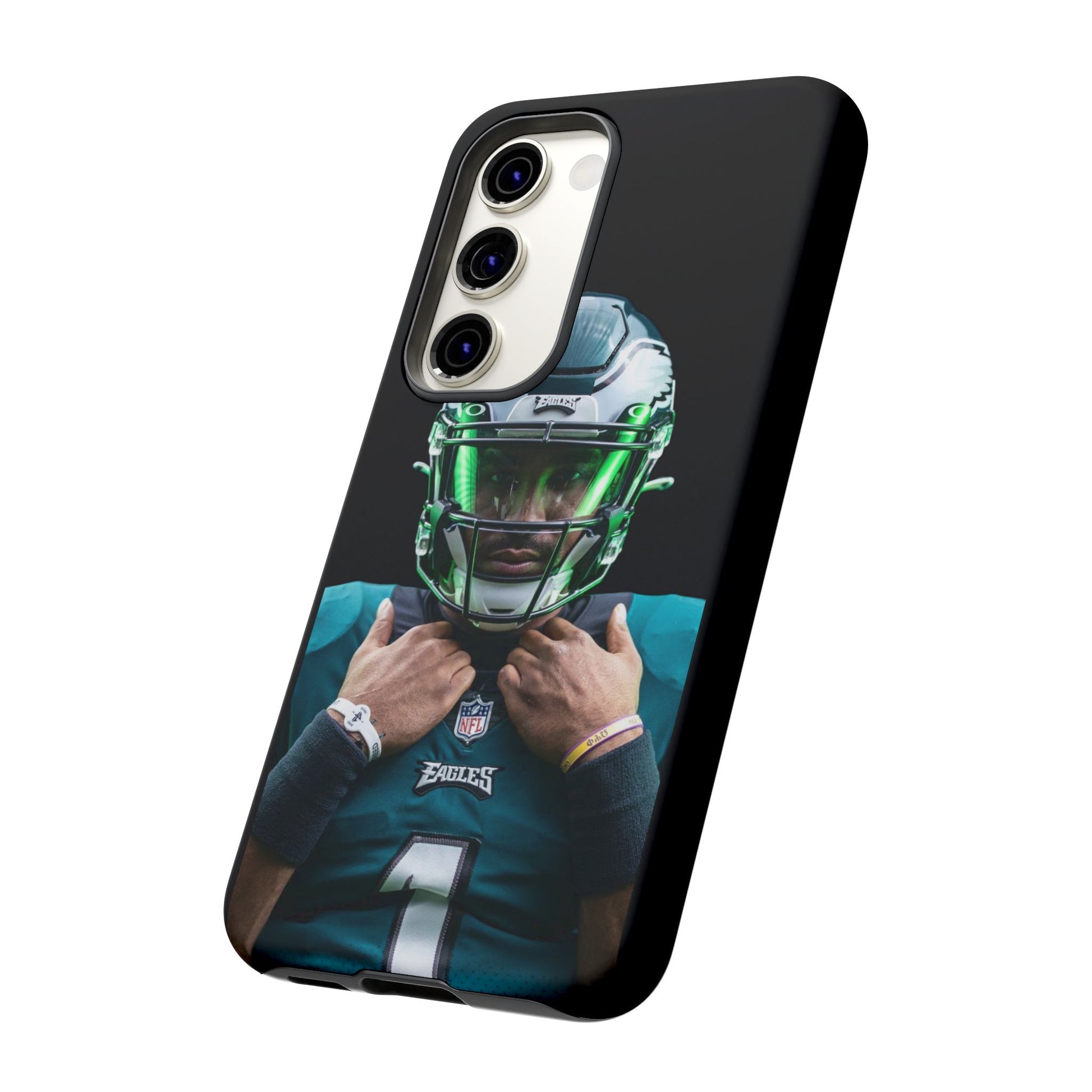 Eagles Football Jalen Hurts Tough Cases for iPhones, Samsung, and Pixel