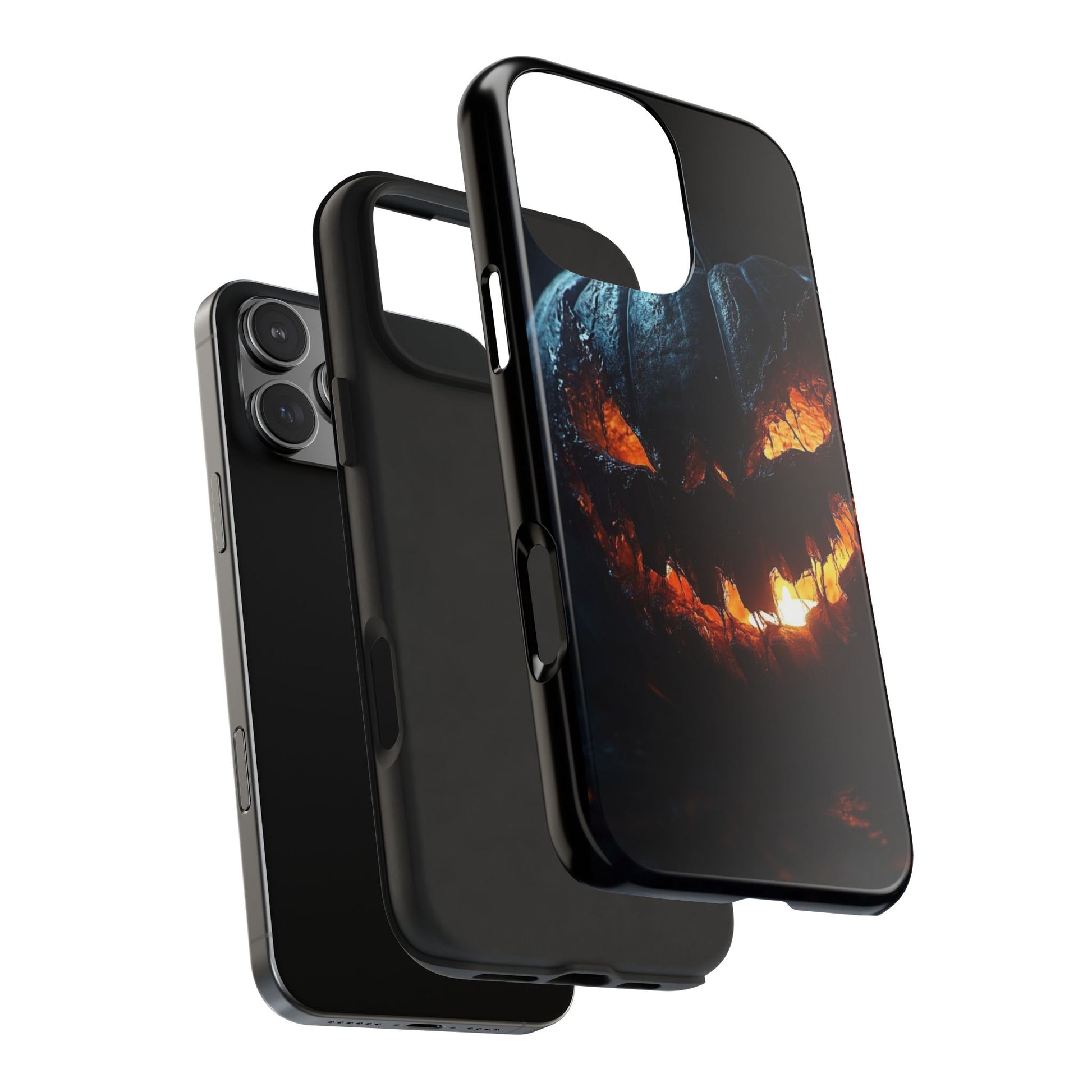 Scary Pumpkin Halloween Theme Phone Cases for iPhones & Samsung Phones