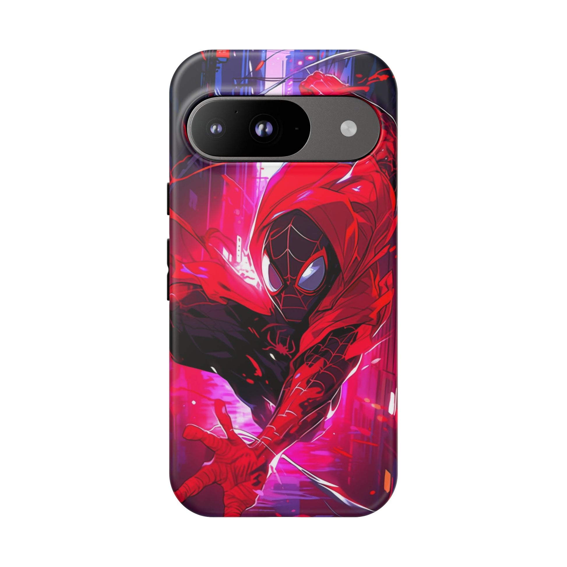 Miles Morales Spiderman Phone Case, Tough Cases for iPhones, Samsung, and Pixel