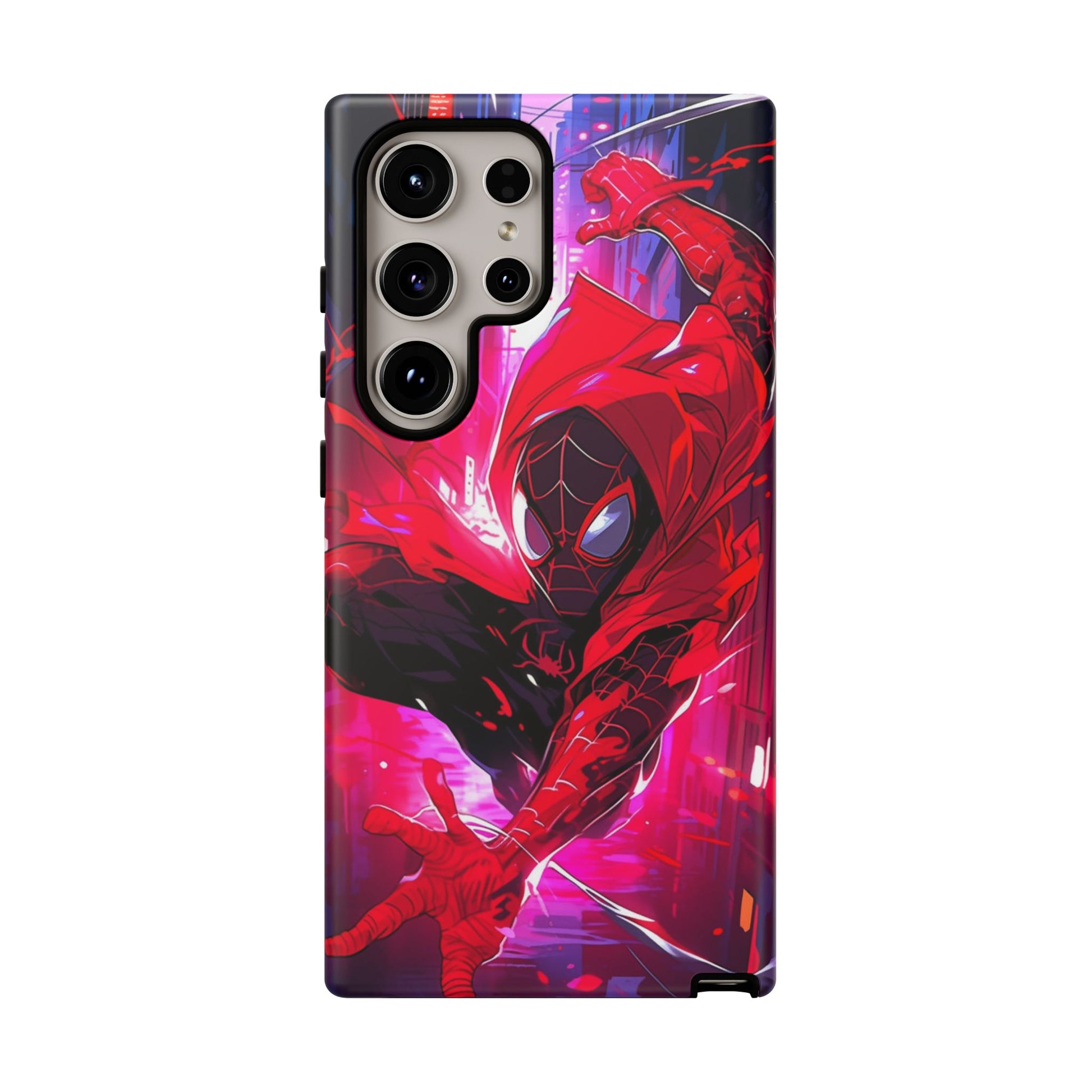 Miles Morales Spiderman Phone Case, Tough Cases for iPhones, Samsung, and Pixel