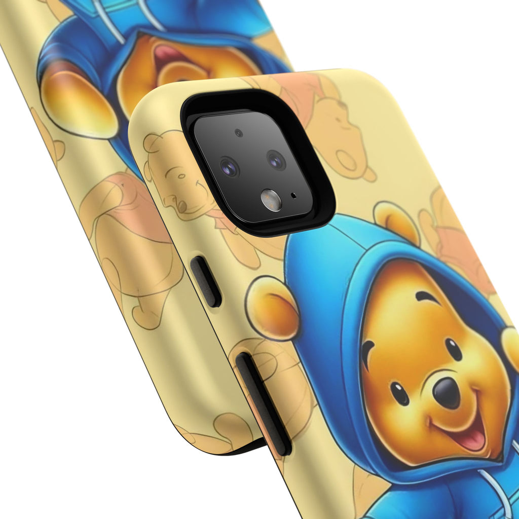 Cute Pooh Bear Phone Case, Tough Case