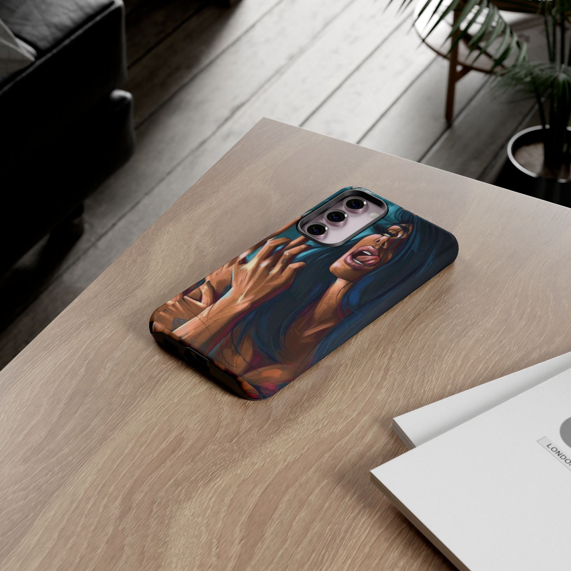 Tough Girl Theme Urban Design Cases for iPhones, Samsung, and Pixel